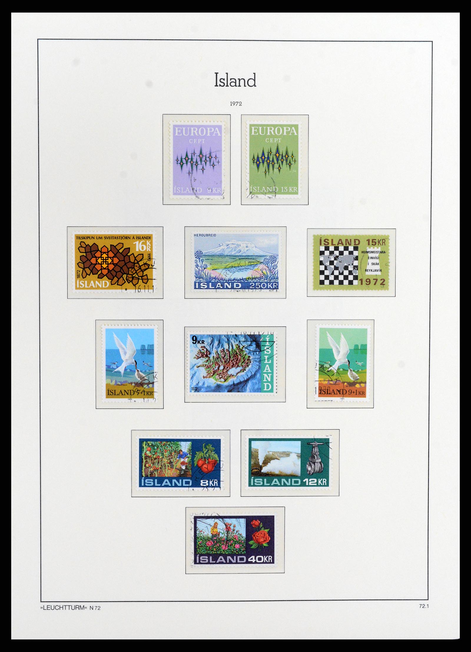 37804 043 - Stamp Collection 37804 Iceland 1873-2014.