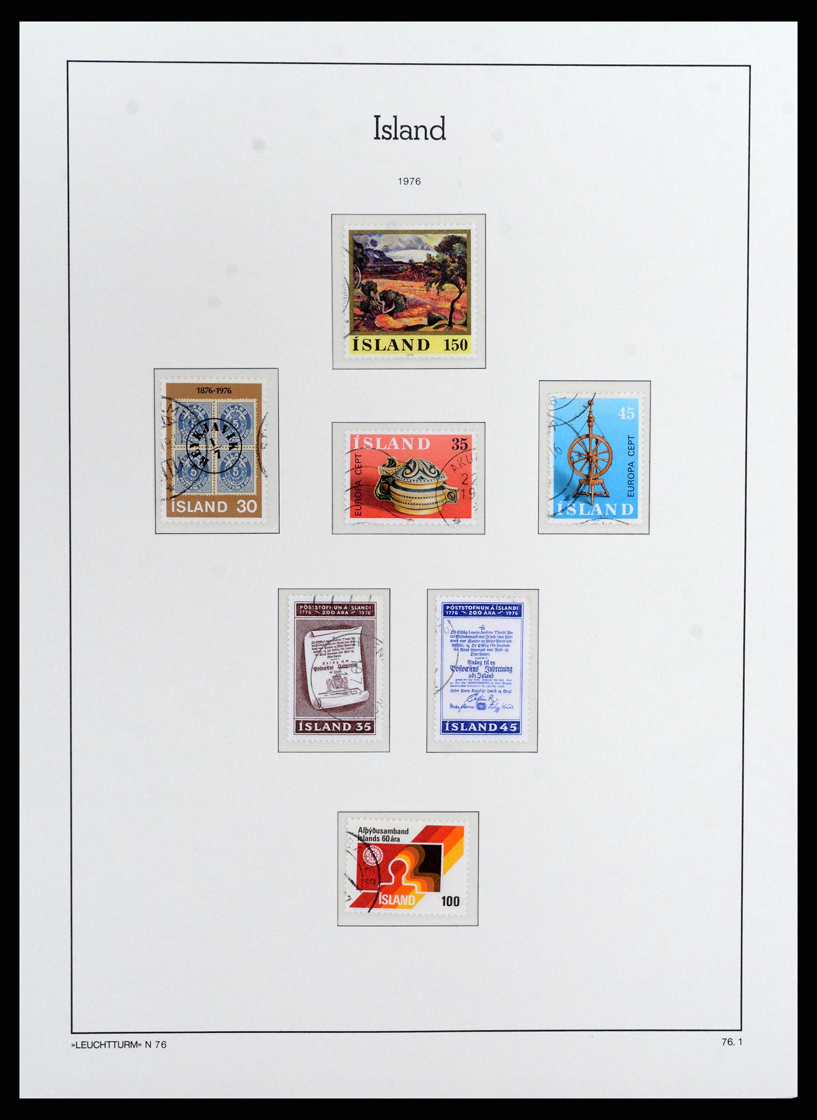 37804 049 - Postzegelverzameling 37804 IJsland 1873-2014.