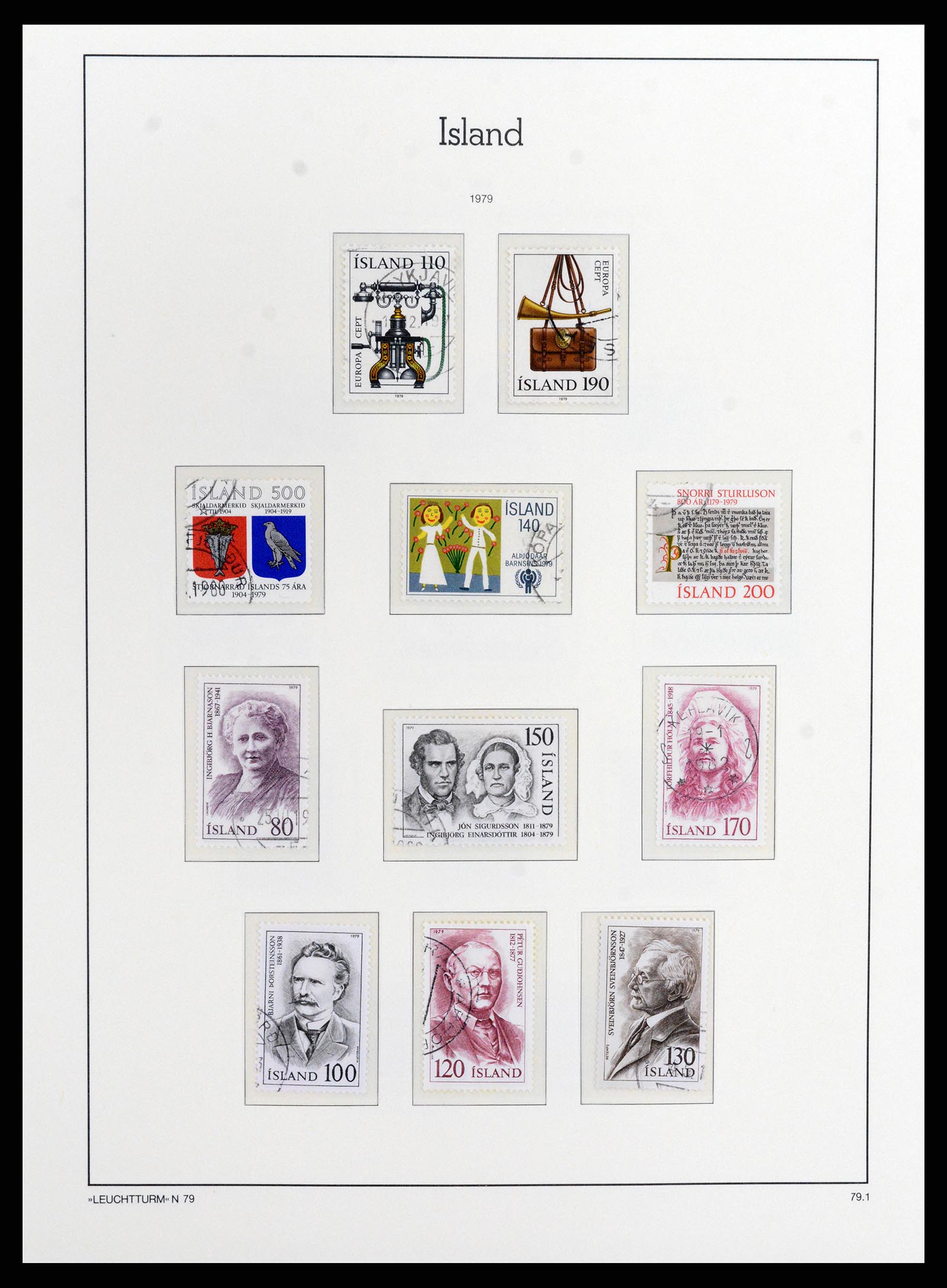 37804 052 - Postzegelverzameling 37804 IJsland 1873-2014.