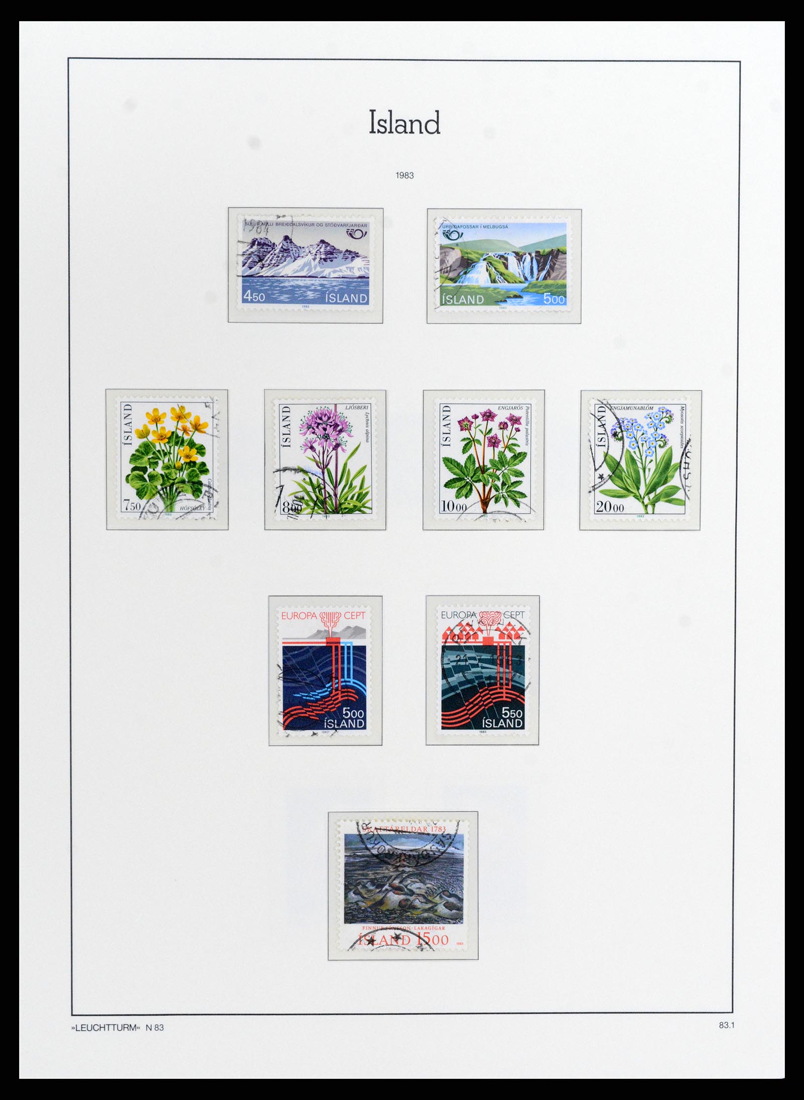 37804 057 - Postzegelverzameling 37804 IJsland 1873-2014.