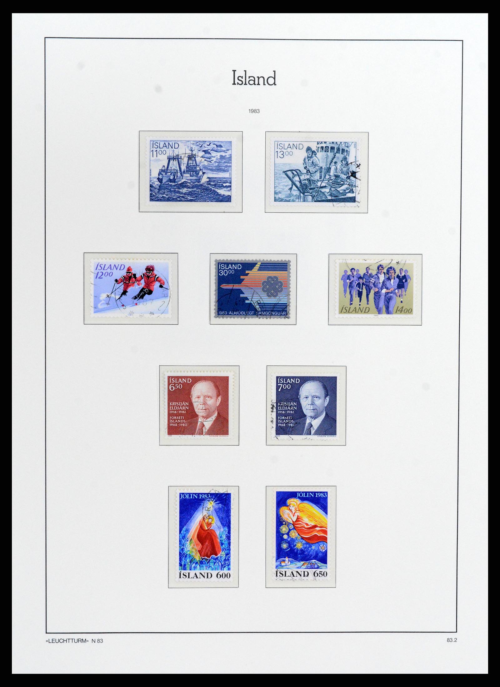37804 058 - Postzegelverzameling 37804 IJsland 1873-2014.