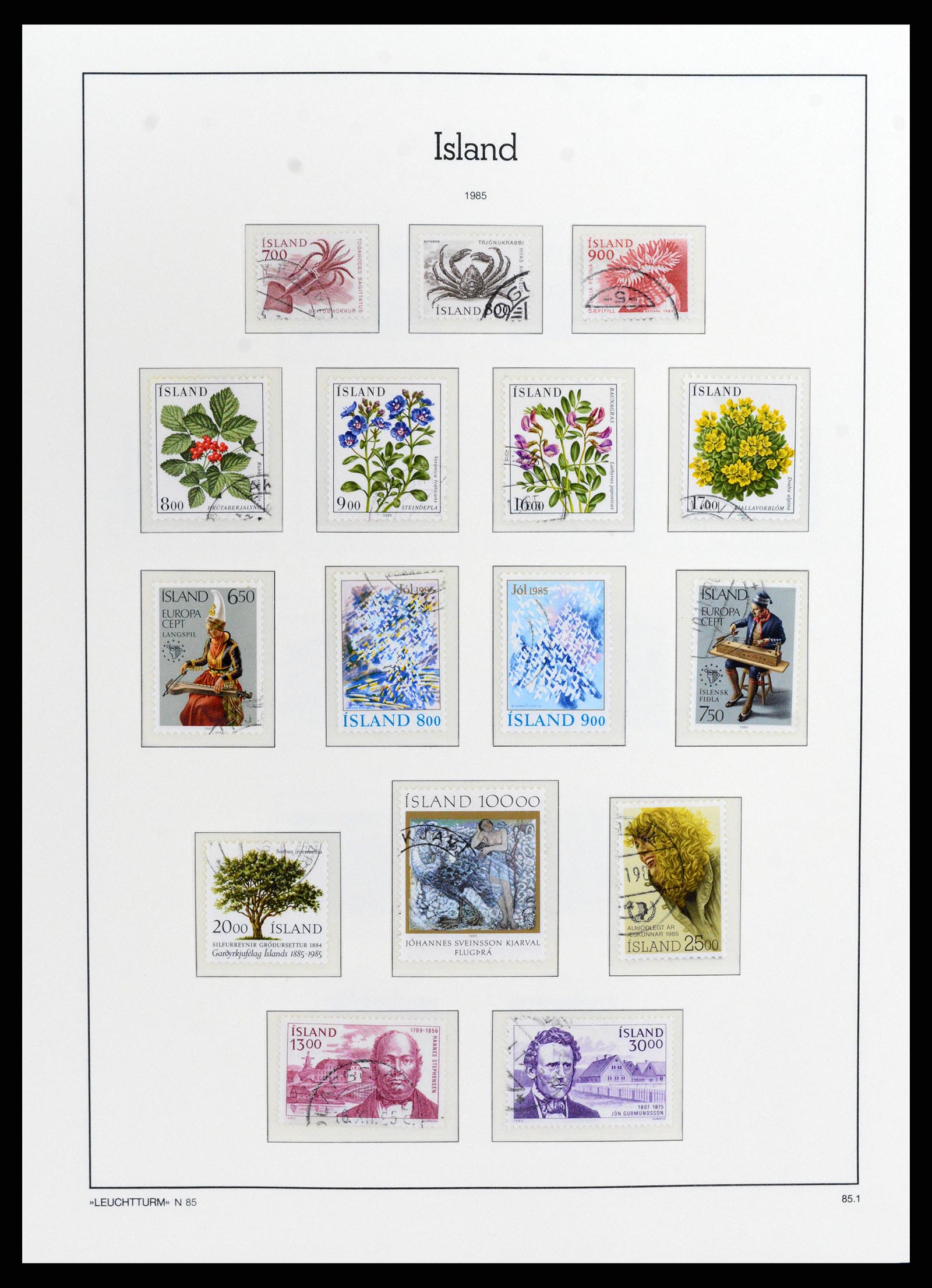 37804 062 - Stamp Collection 37804 Iceland 1873-2014.