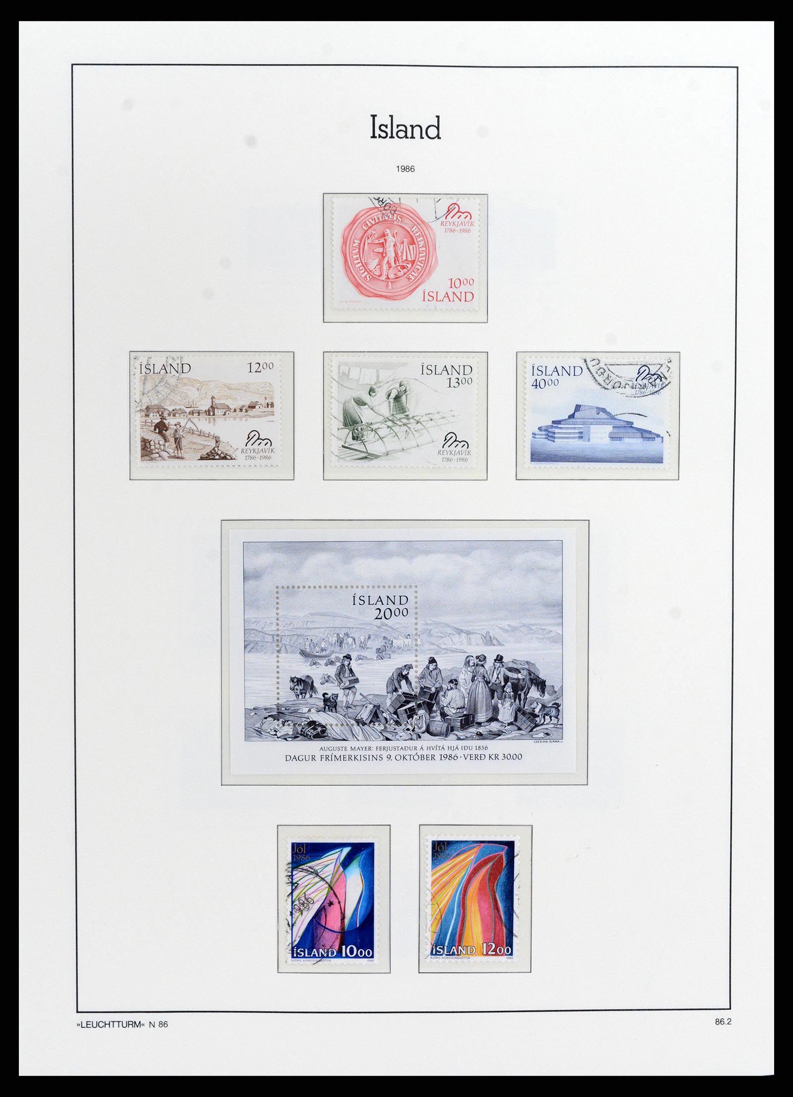37804 064 - Stamp Collection 37804 Iceland 1873-2014.