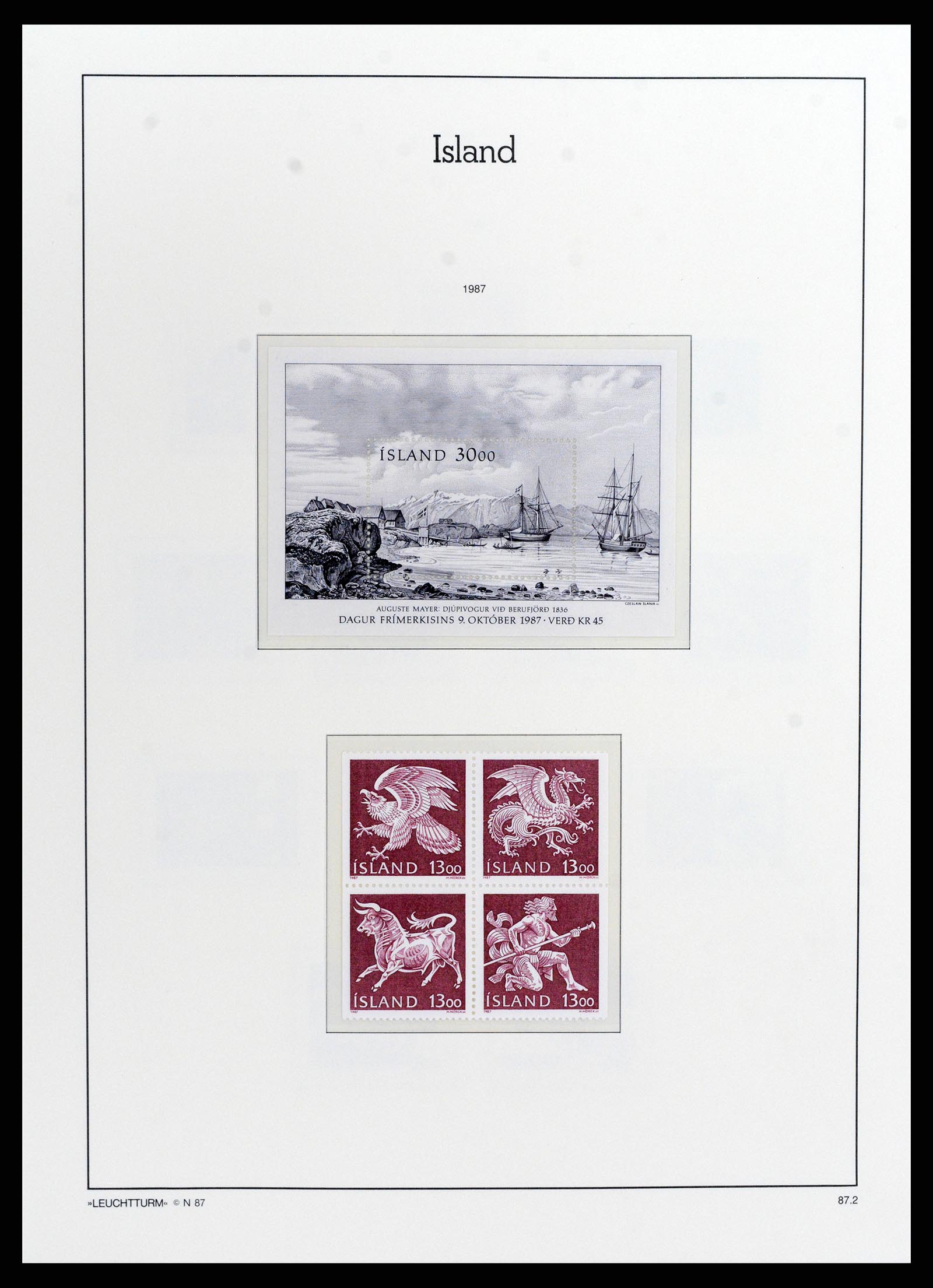 37804 066 - Stamp Collection 37804 Iceland 1873-2014.