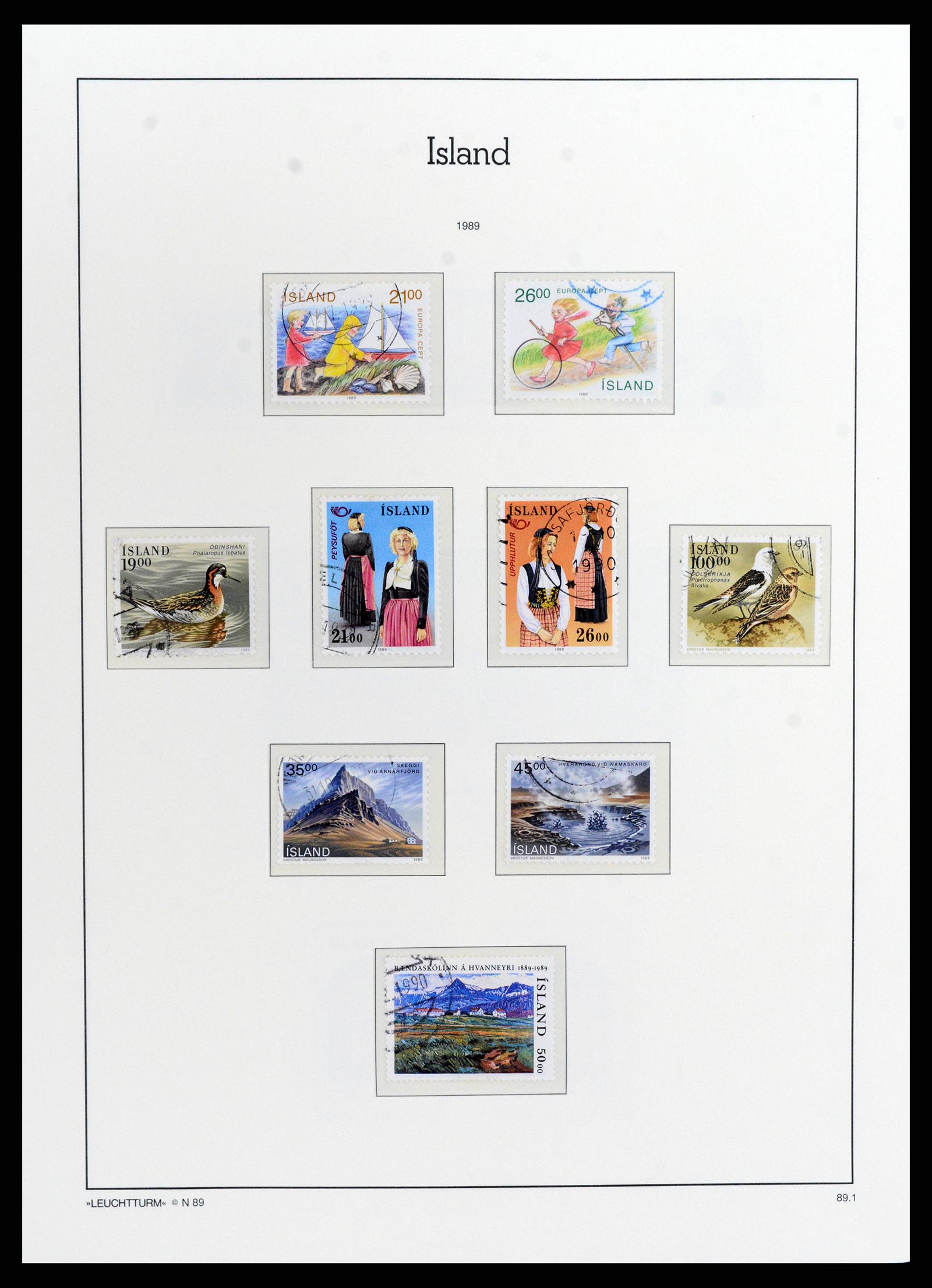 37804 069 - Stamp Collection 37804 Iceland 1873-2014.