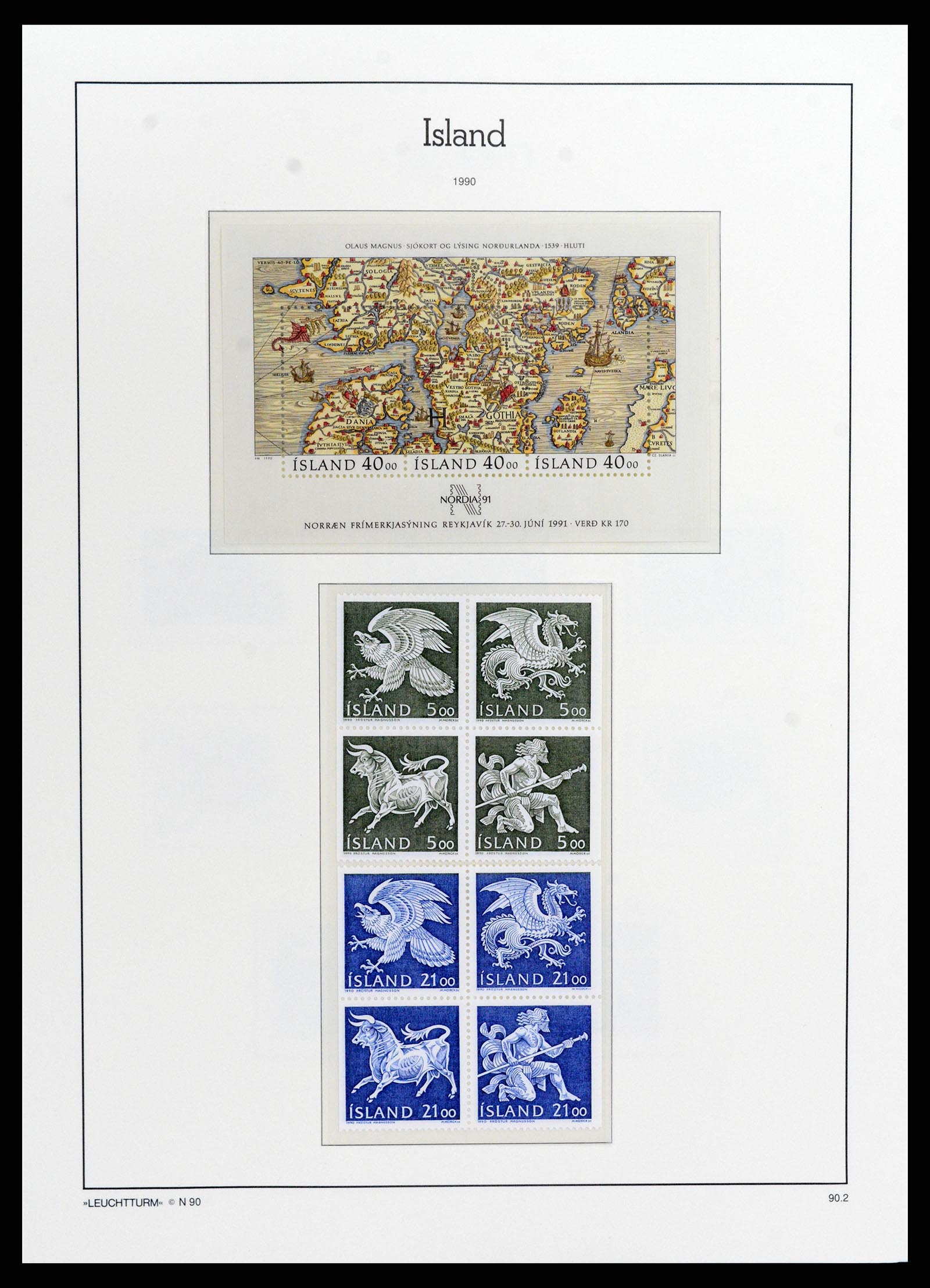 37804 072 - Stamp Collection 37804 Iceland 1873-2014.