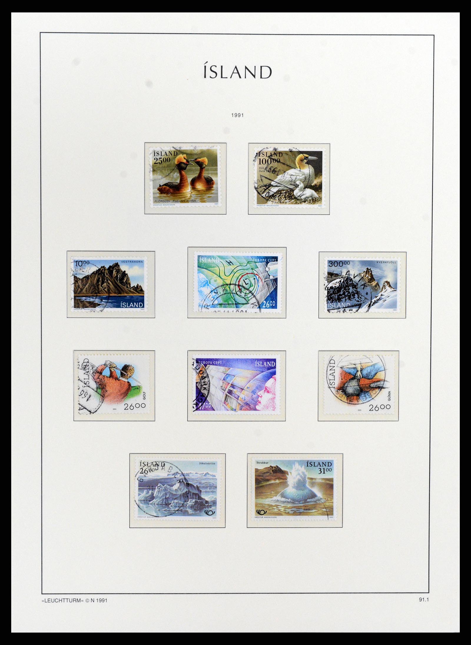 37804 073 - Stamp Collection 37804 Iceland 1873-2014.