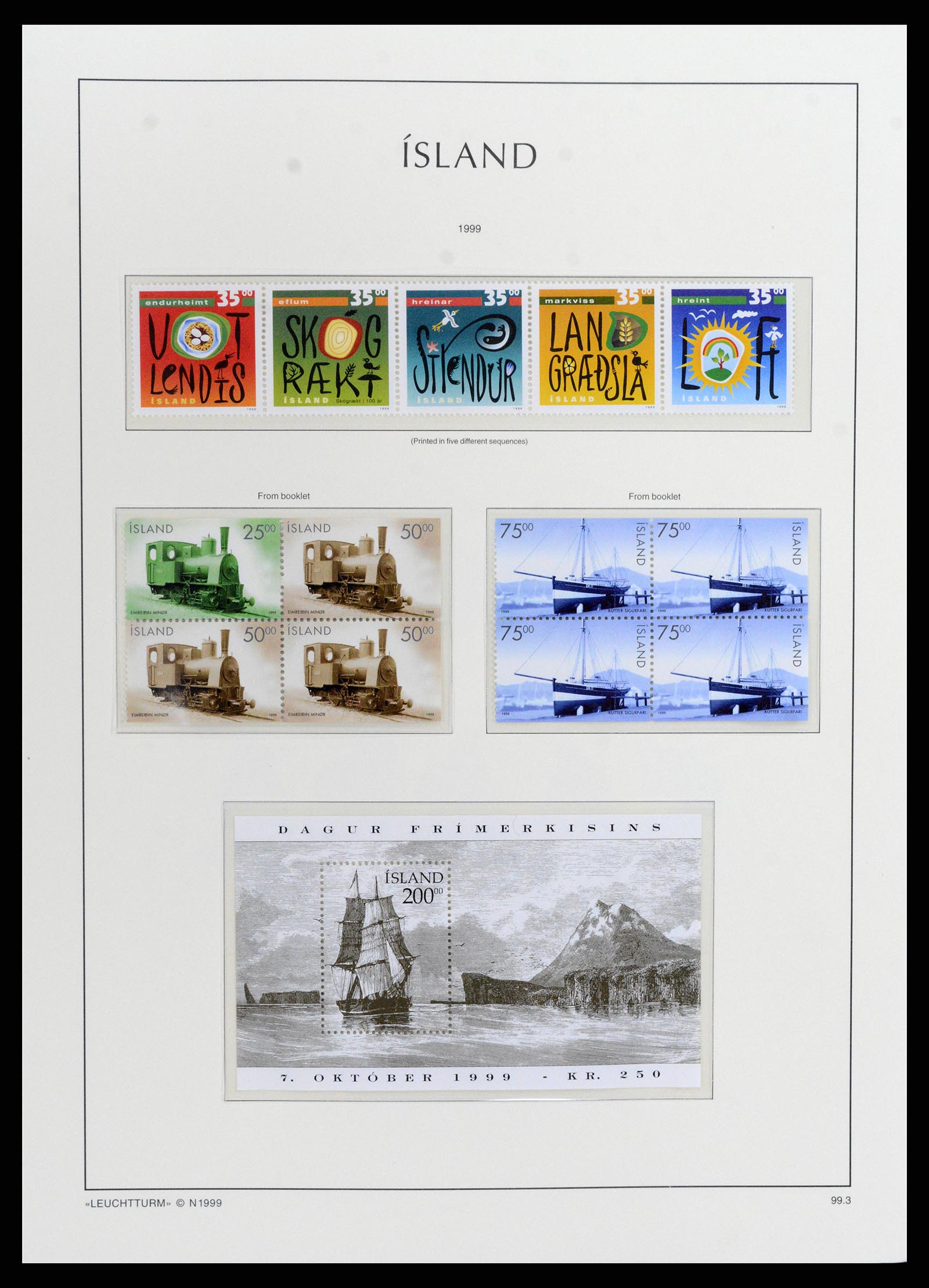 37804 094 - Stamp Collection 37804 Iceland 1873-2014.
