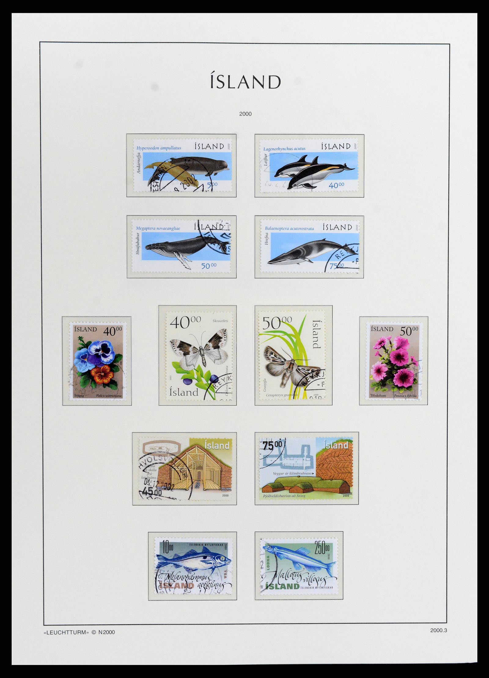 37804 098 - Stamp Collection 37804 Iceland 1873-2014.