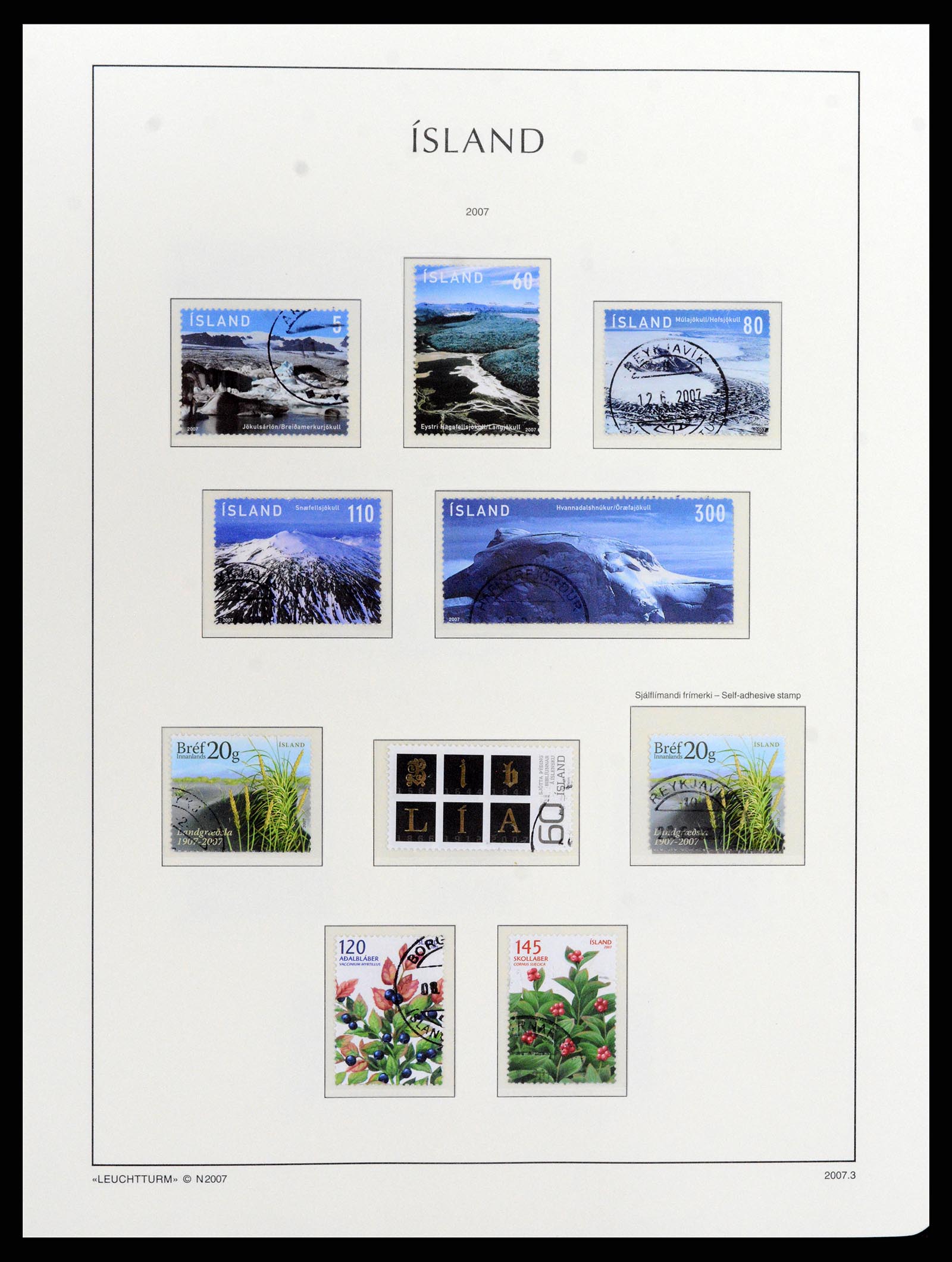 37804 126 - Stamp Collection 37804 Iceland 1873-2014.