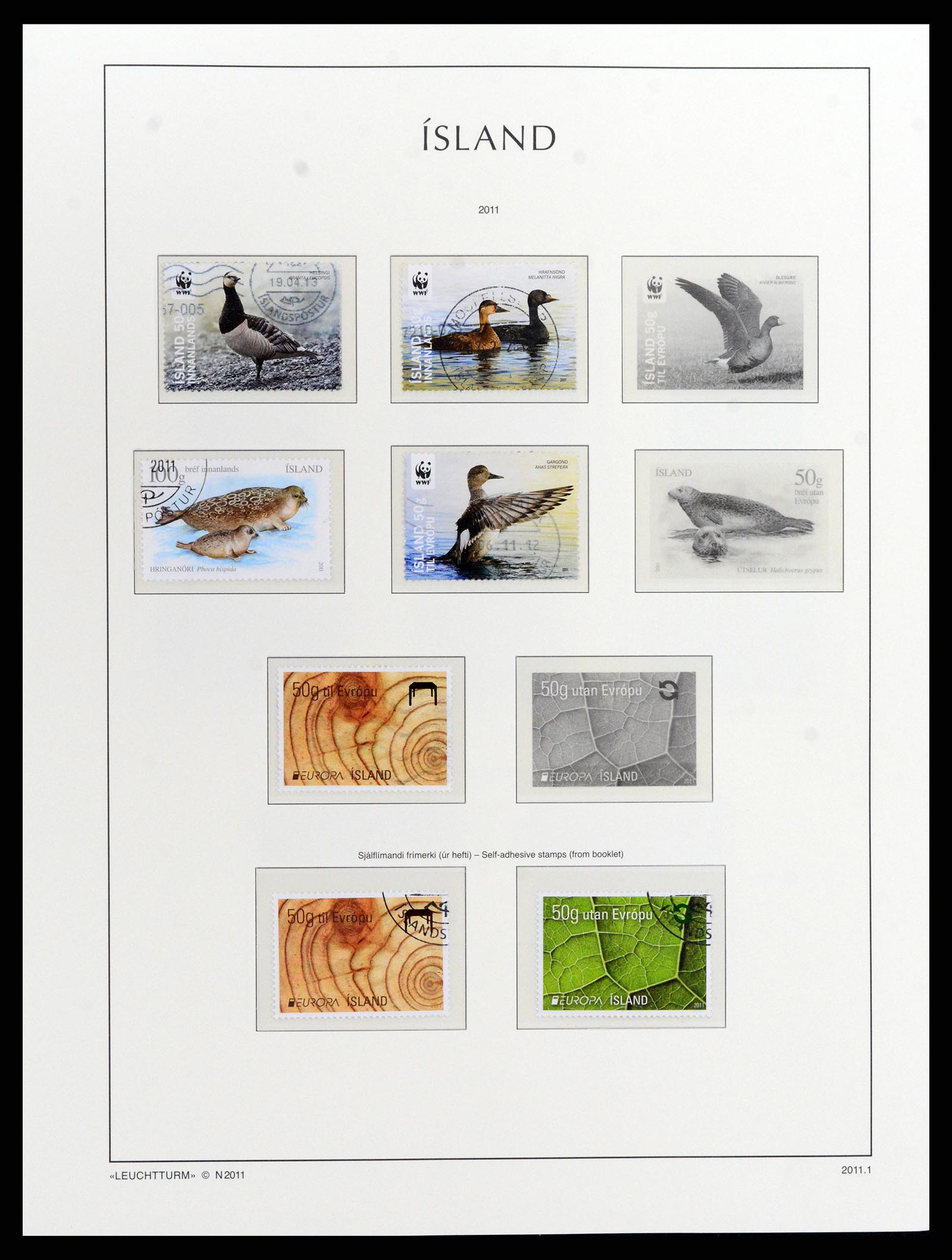 37804 141 - Stamp Collection 37804 Iceland 1873-2014.