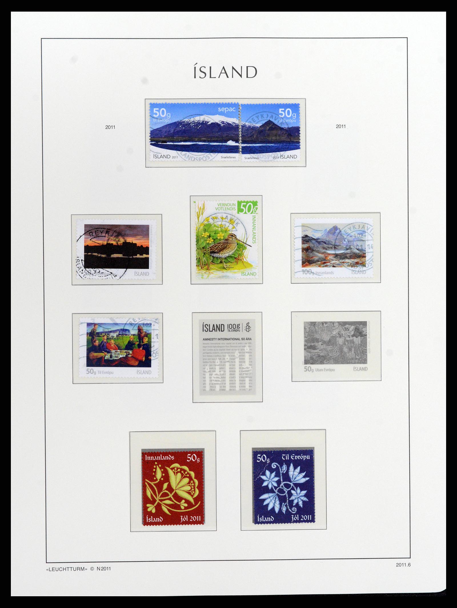 37804 146 - Stamp Collection 37804 Iceland 1873-2014.
