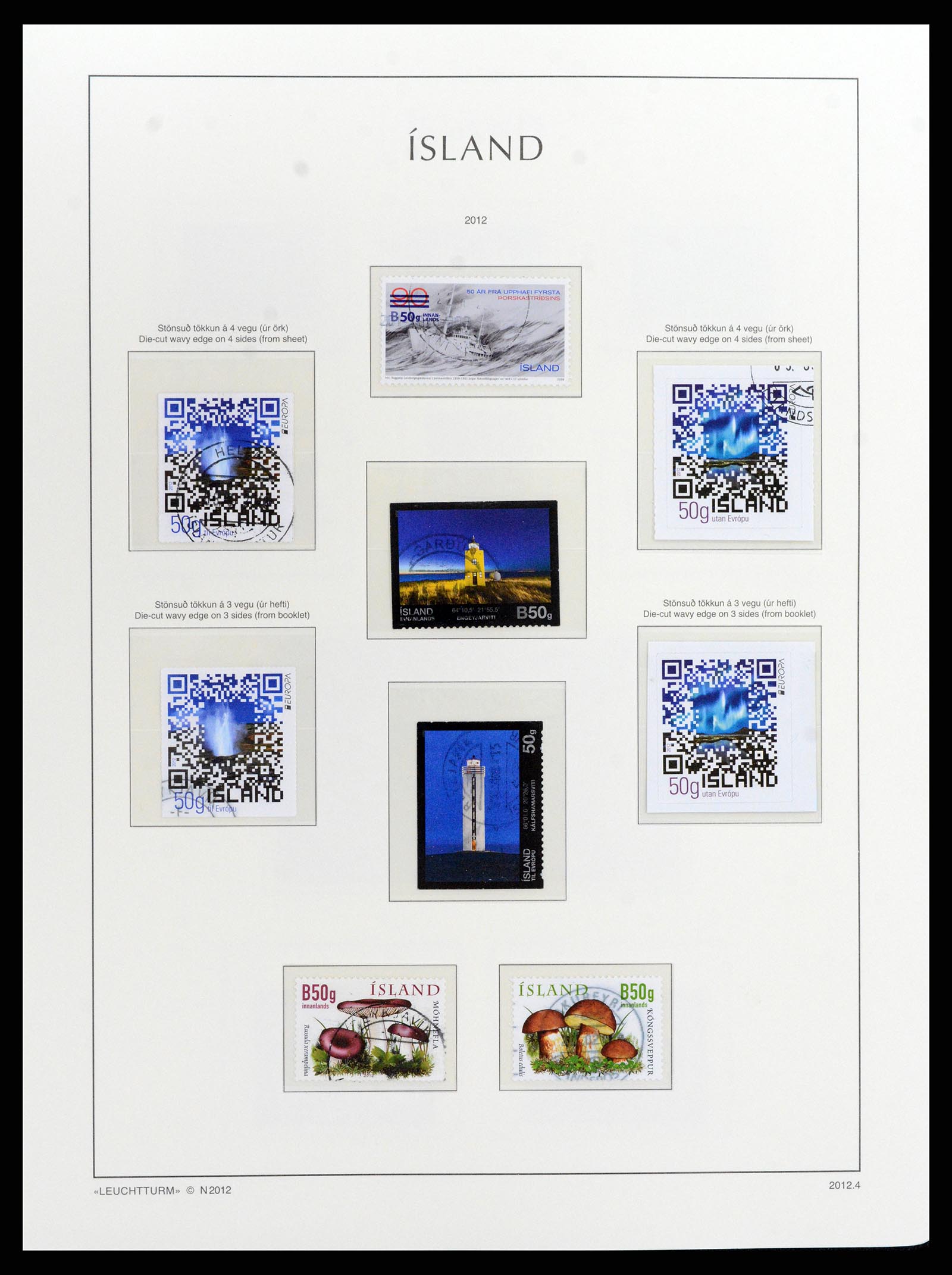 37804 150 - Stamp Collection 37804 Iceland 1873-2014.