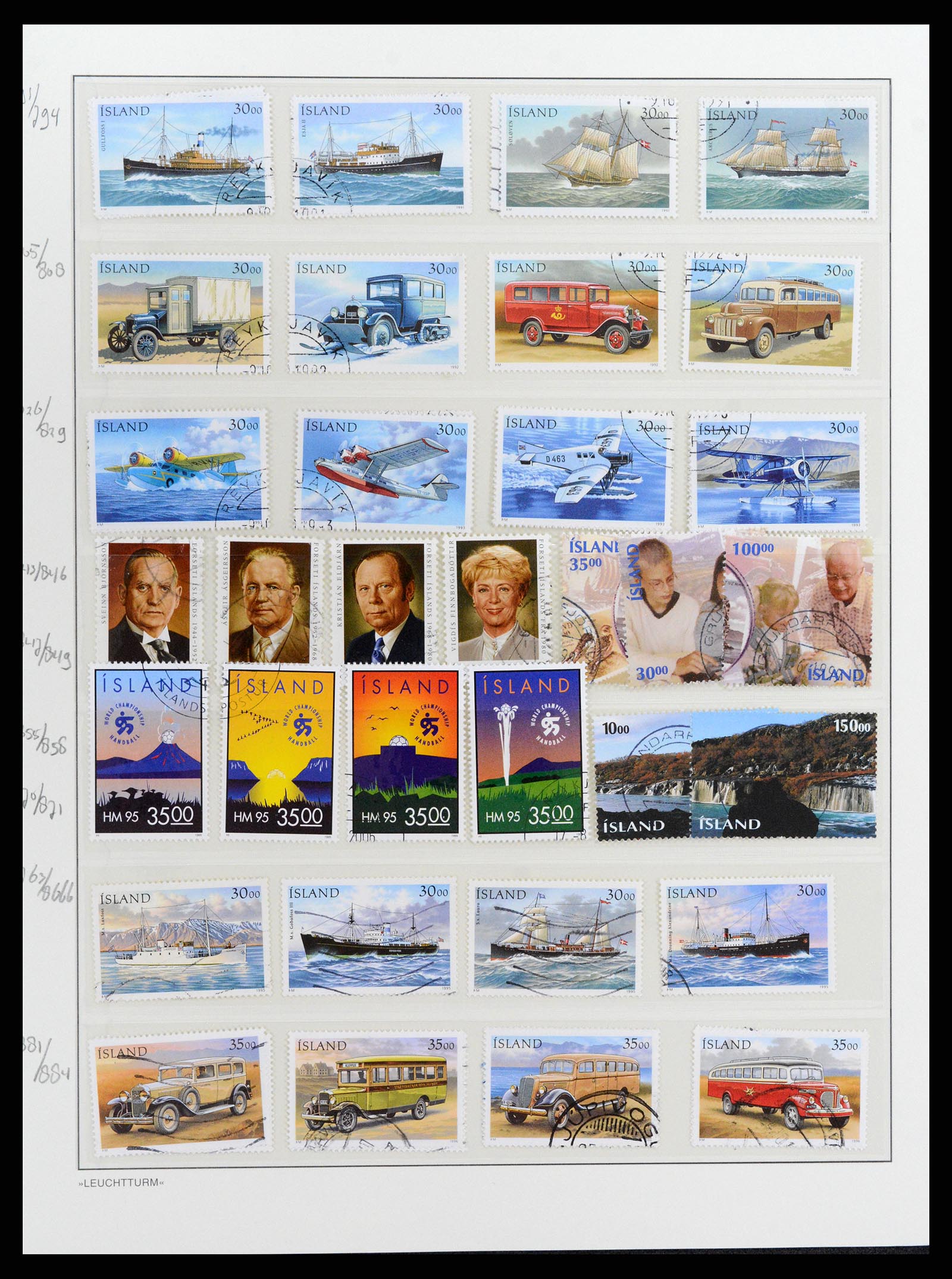 37804 162 - Stamp Collection 37804 Iceland 1873-2014.