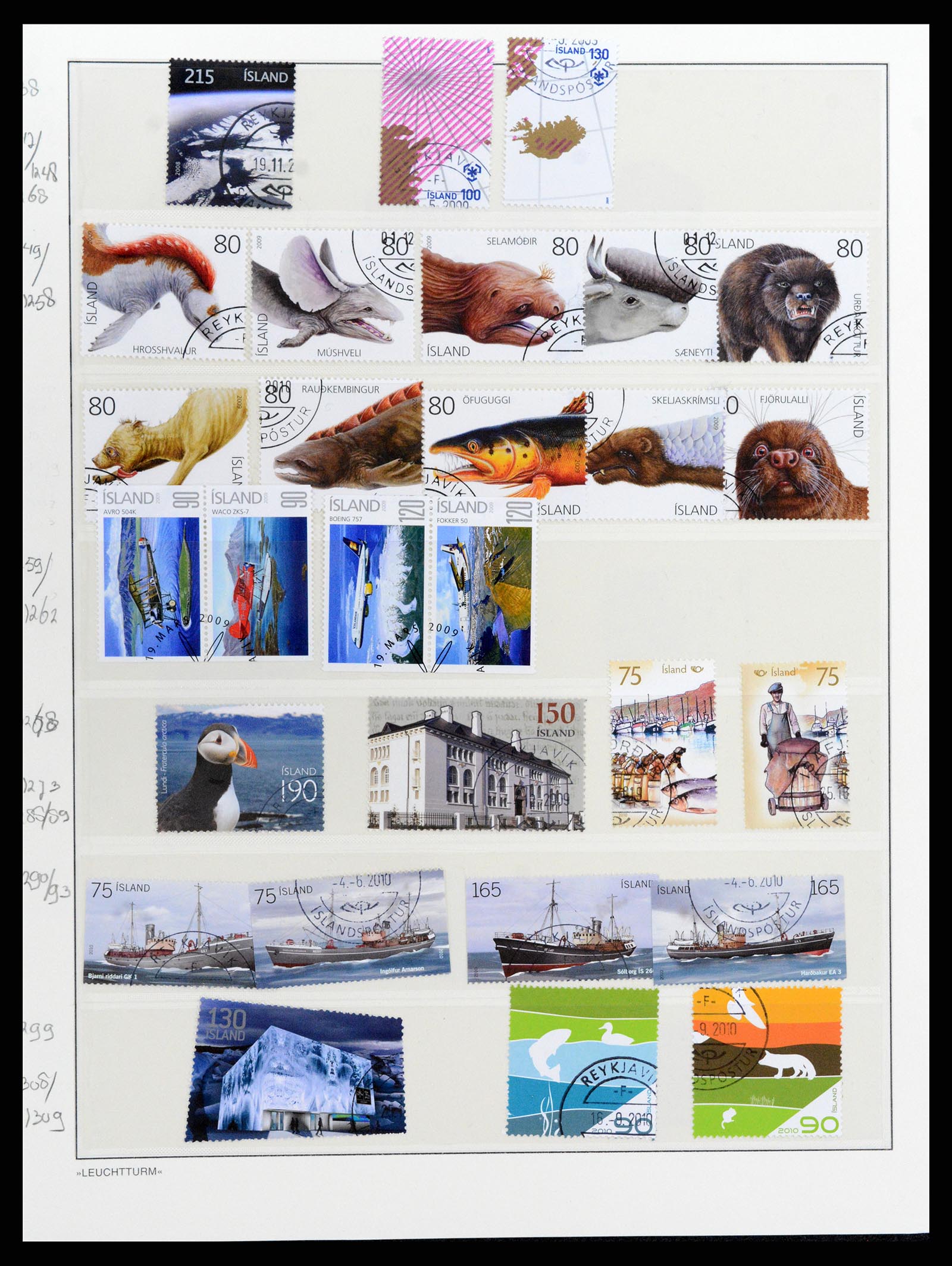 37804 166 - Postzegelverzameling 37804 IJsland 1873-2014.