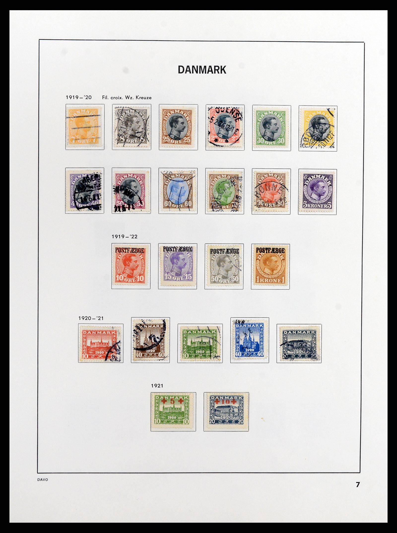 37805 007 - Postzegelverzameling 37805 Denemarken 1851-2022!!