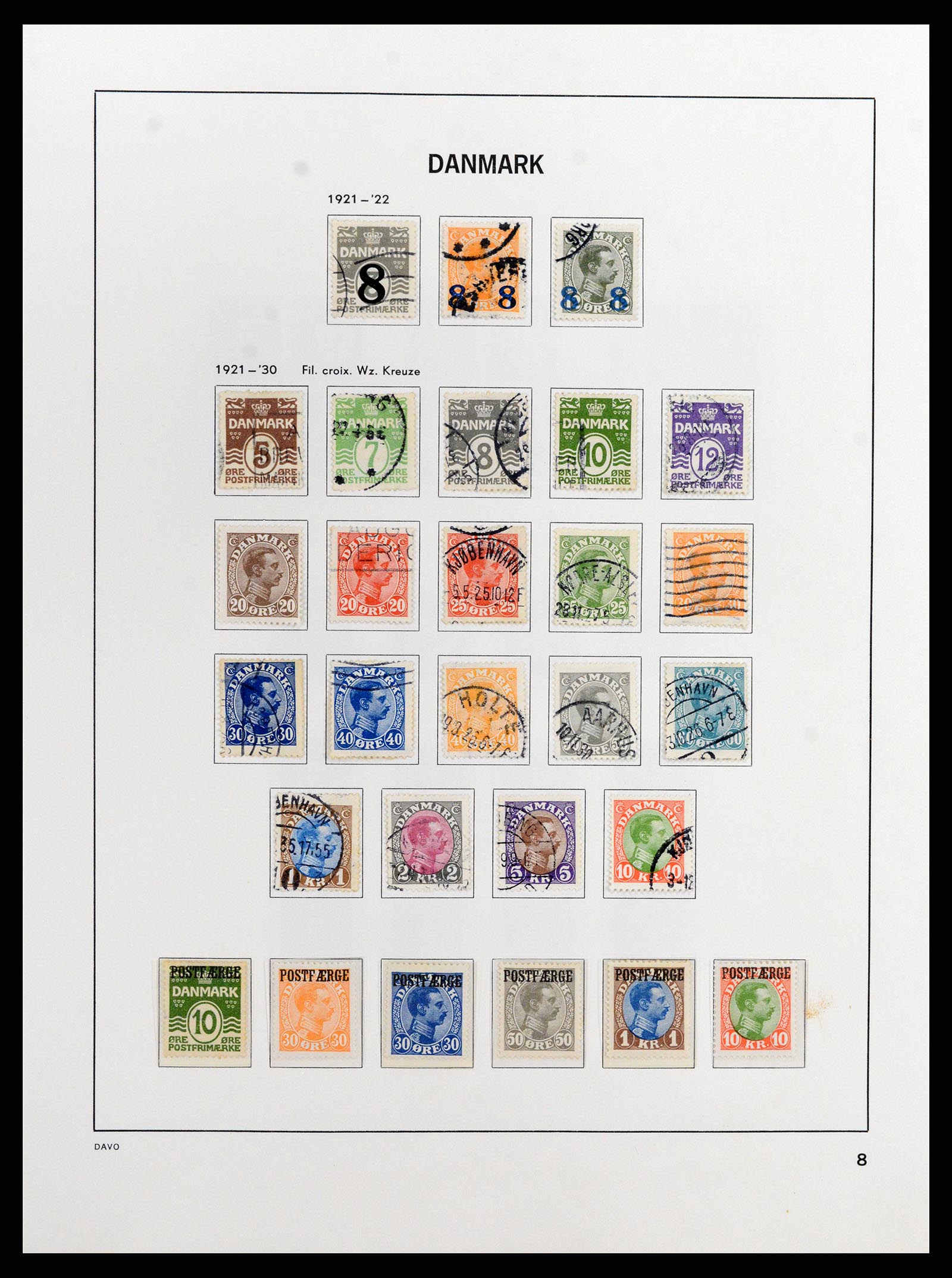 37805 008 - Postzegelverzameling 37805 Denemarken 1851-2022!!