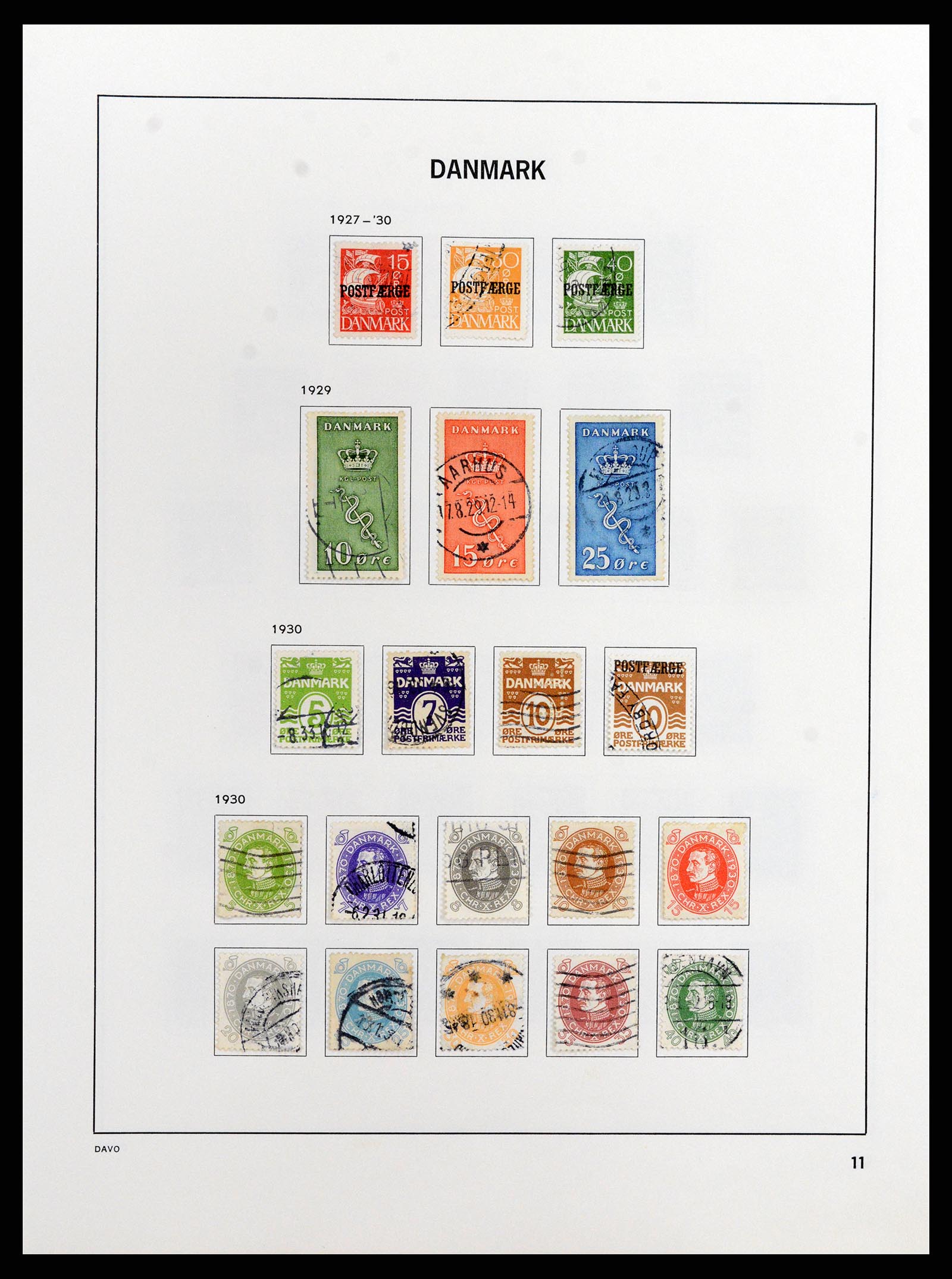 37805 011 - Postzegelverzameling 37805 Denemarken 1851-2022!!