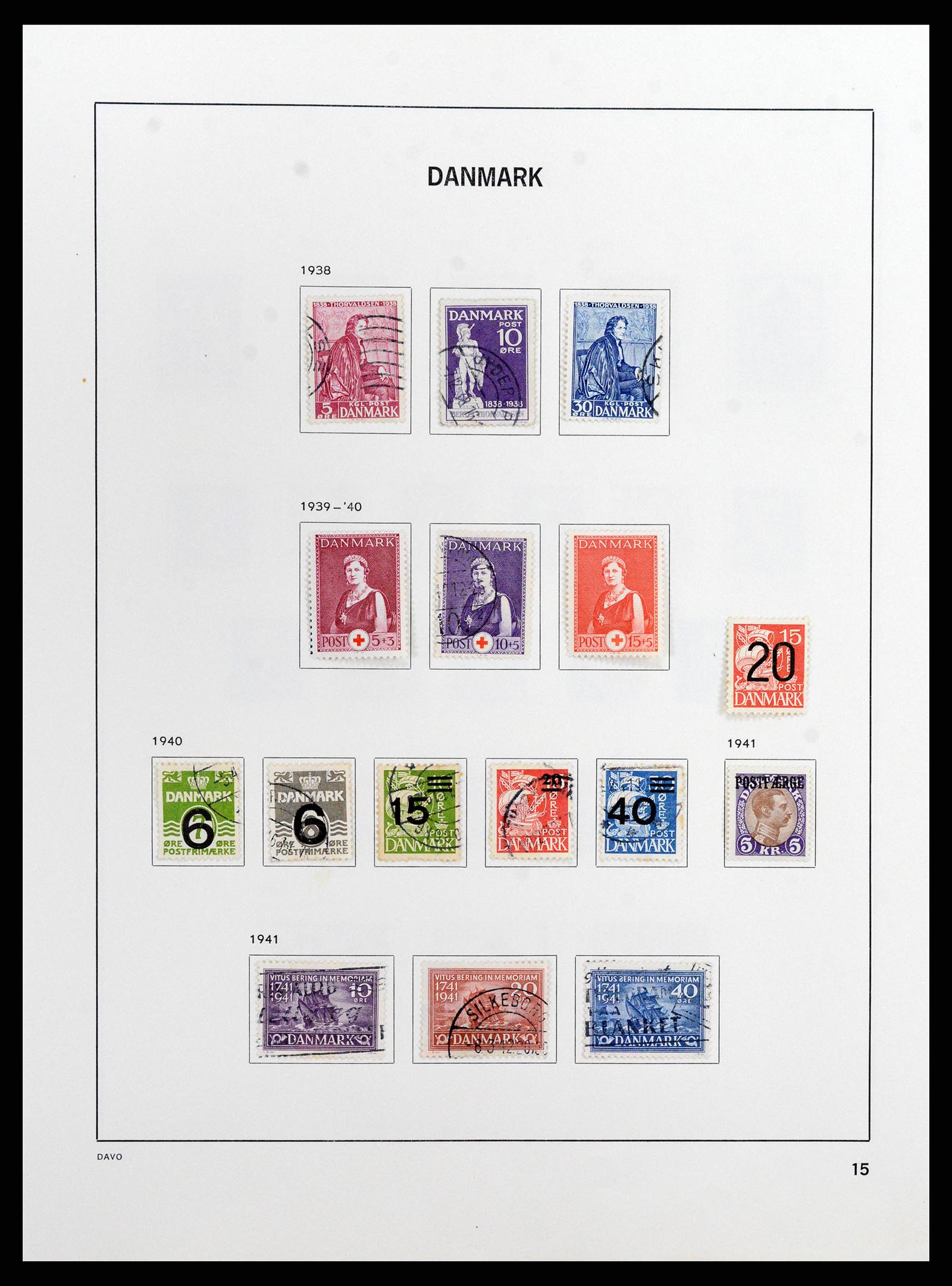 37805 015 - Postzegelverzameling 37805 Denemarken 1851-2022!!