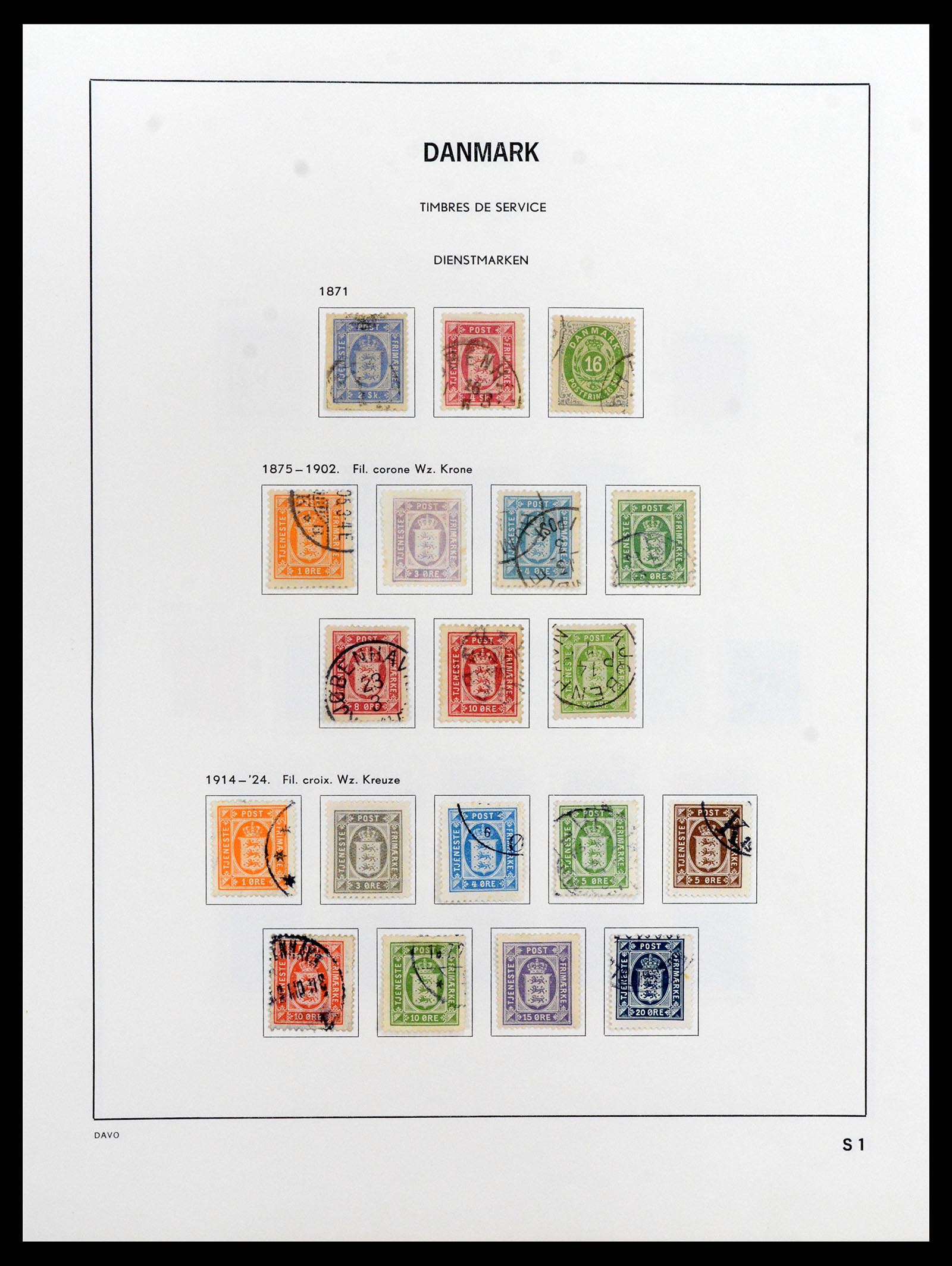 37805 020 - Postzegelverzameling 37805 Denemarken 1851-2022!!