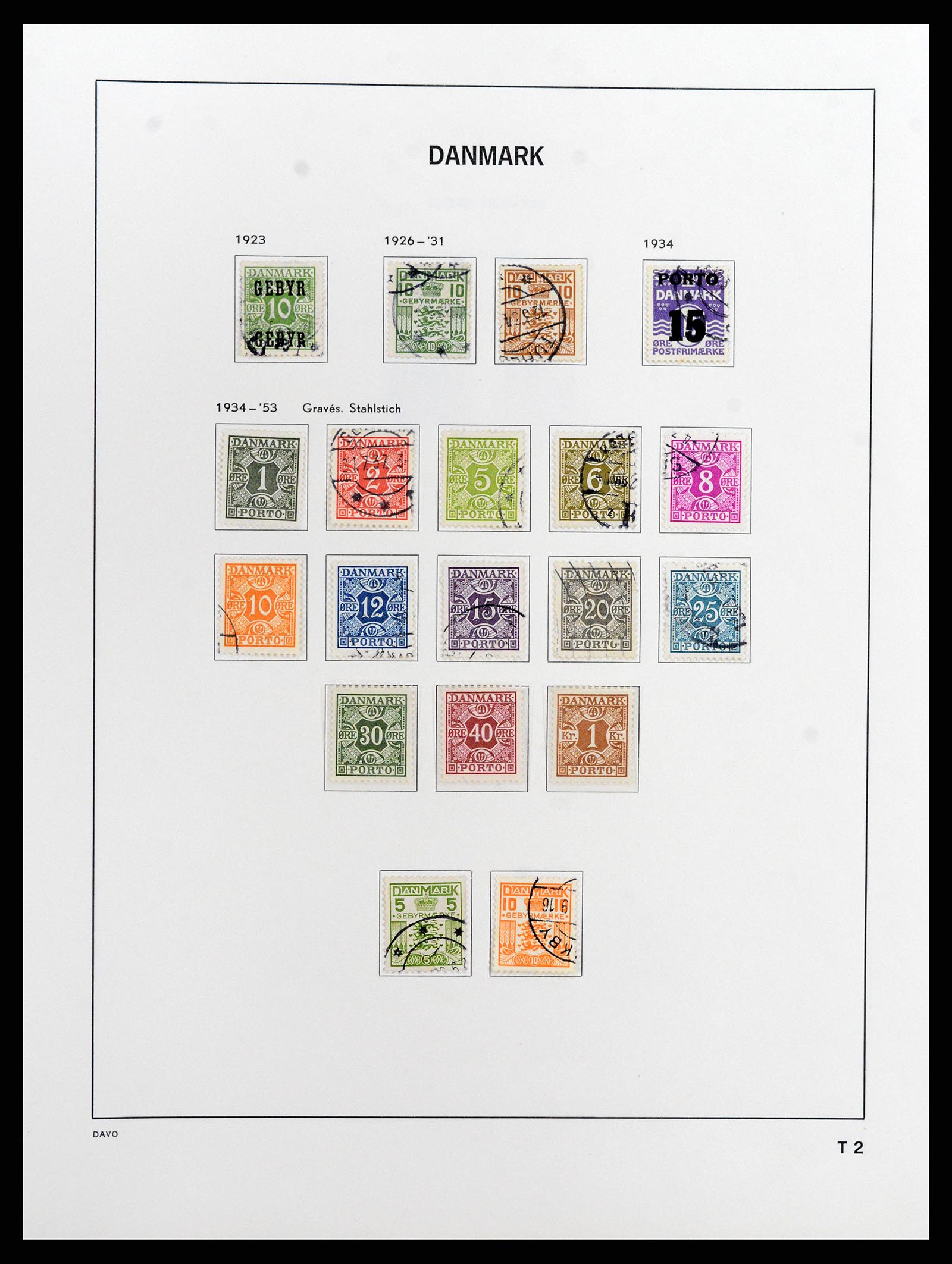 37805 022 - Postzegelverzameling 37805 Denemarken 1851-2022!!