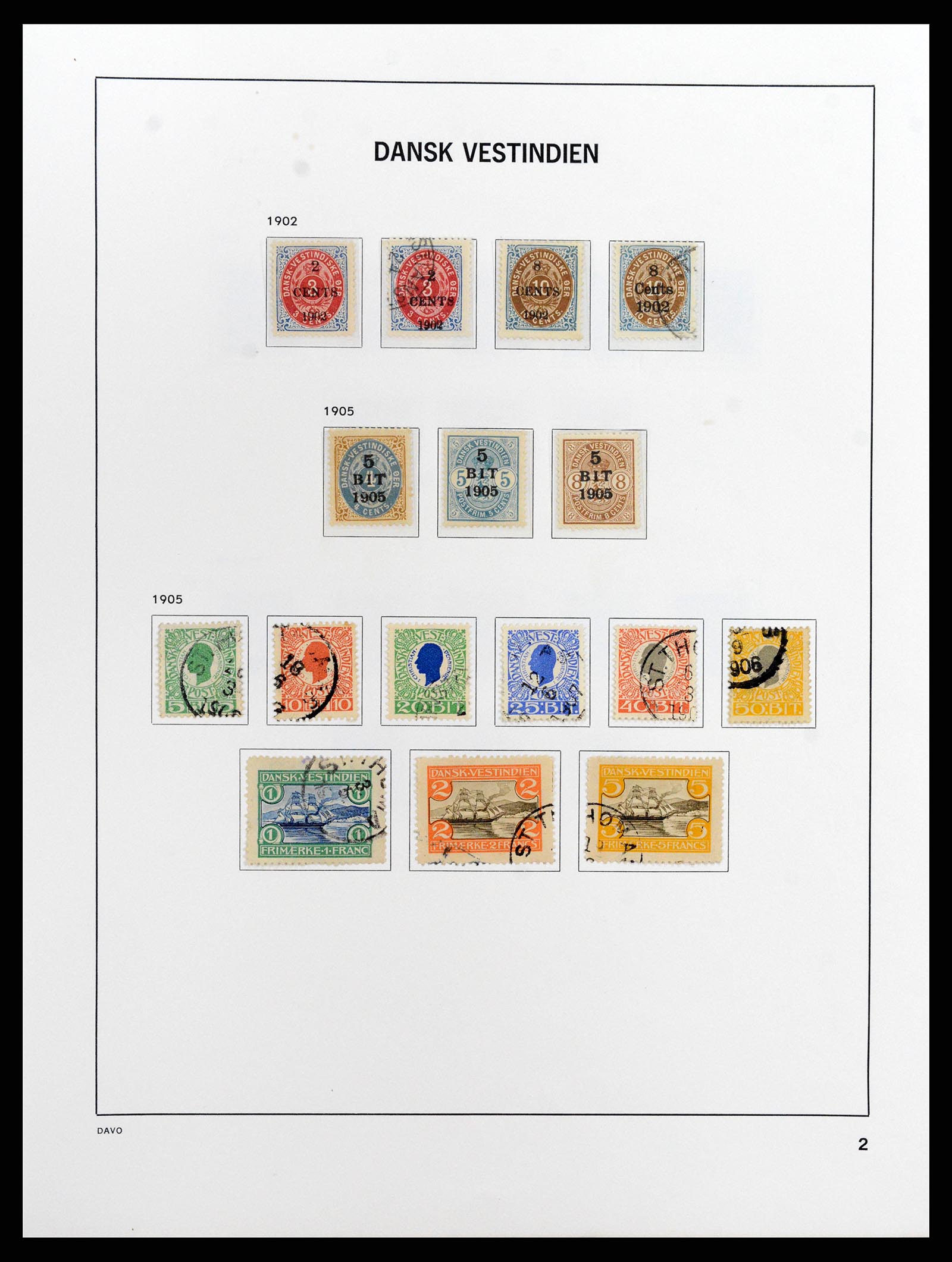 37805 025 - Postzegelverzameling 37805 Denemarken 1851-2022!!