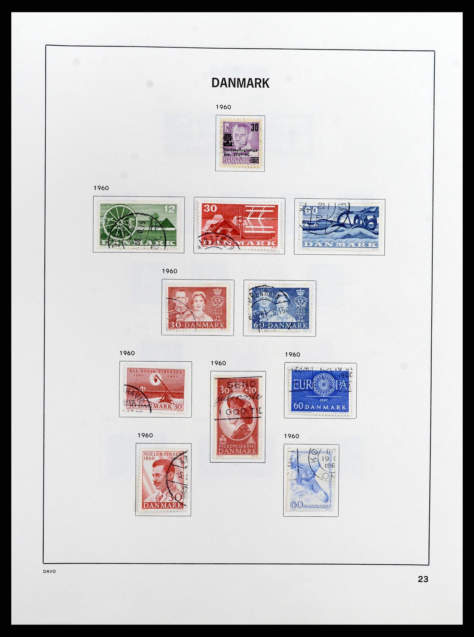 37805 034 - Postzegelverzameling 37805 Denemarken 1851-2022!!