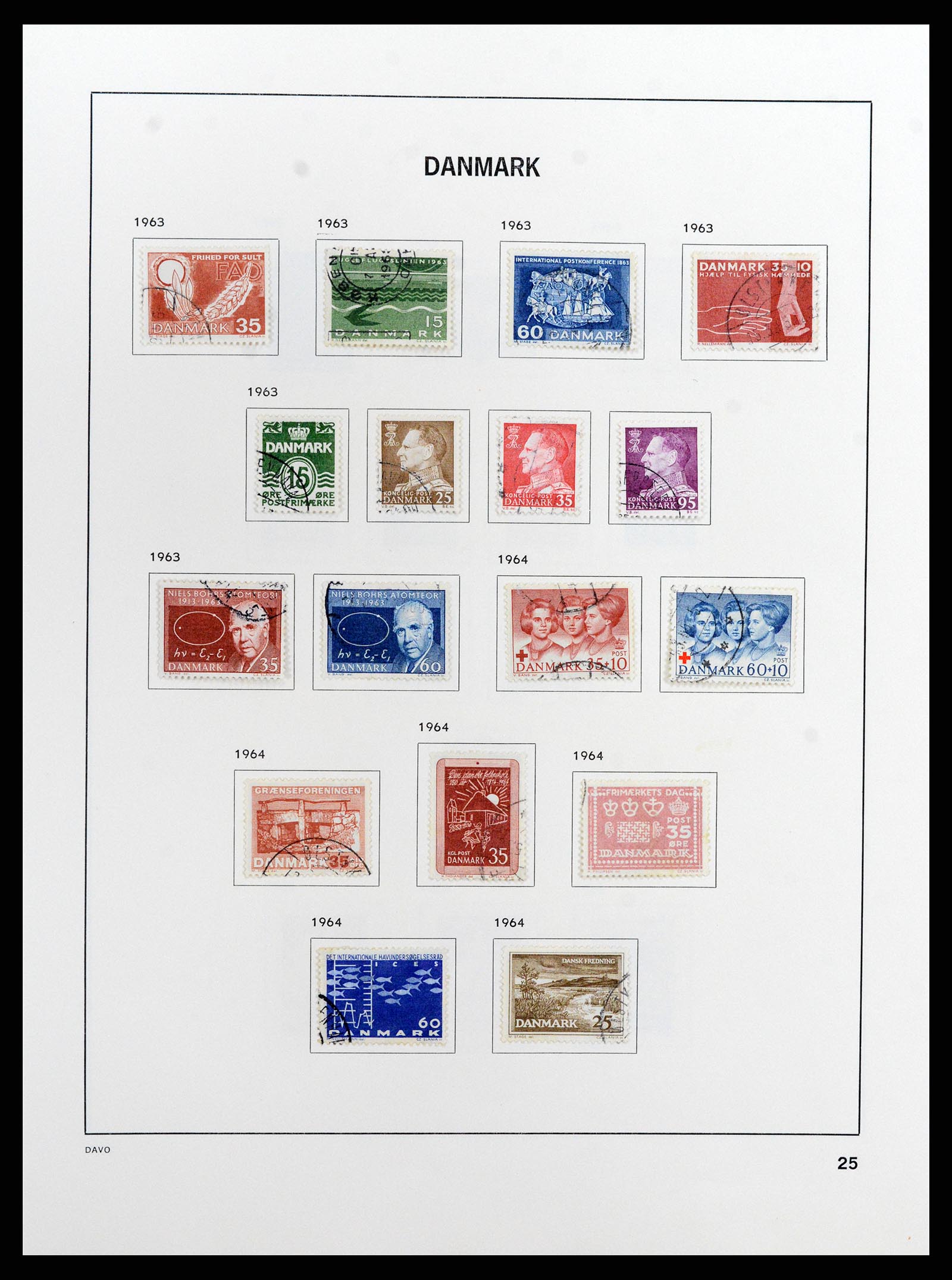 37805 036 - Postzegelverzameling 37805 Denemarken 1851-2022!!