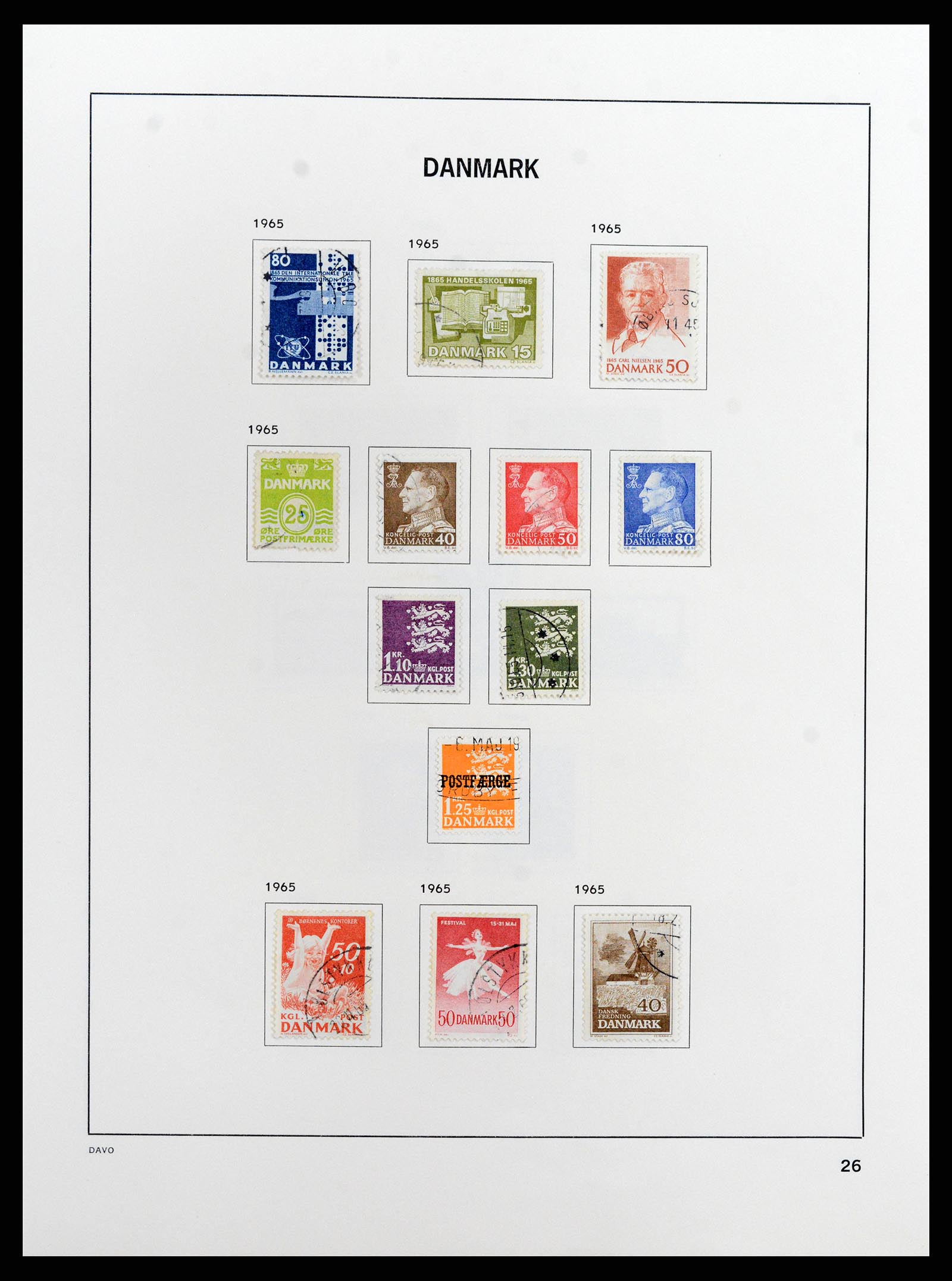 37805 037 - Postzegelverzameling 37805 Denemarken 1851-2022!!
