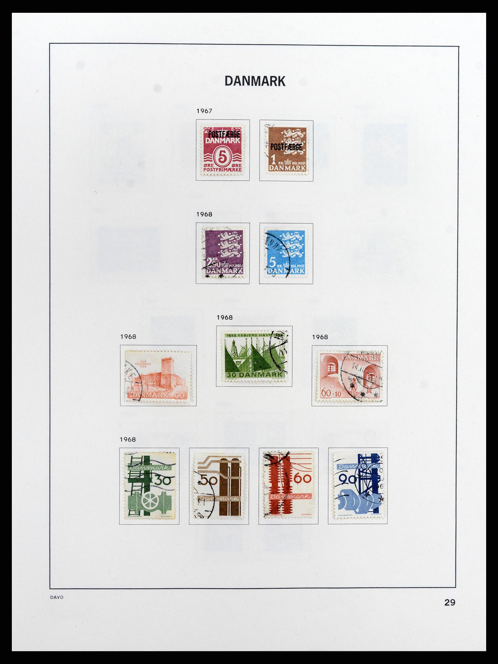 37805 040 - Postzegelverzameling 37805 Denemarken 1851-2022!!