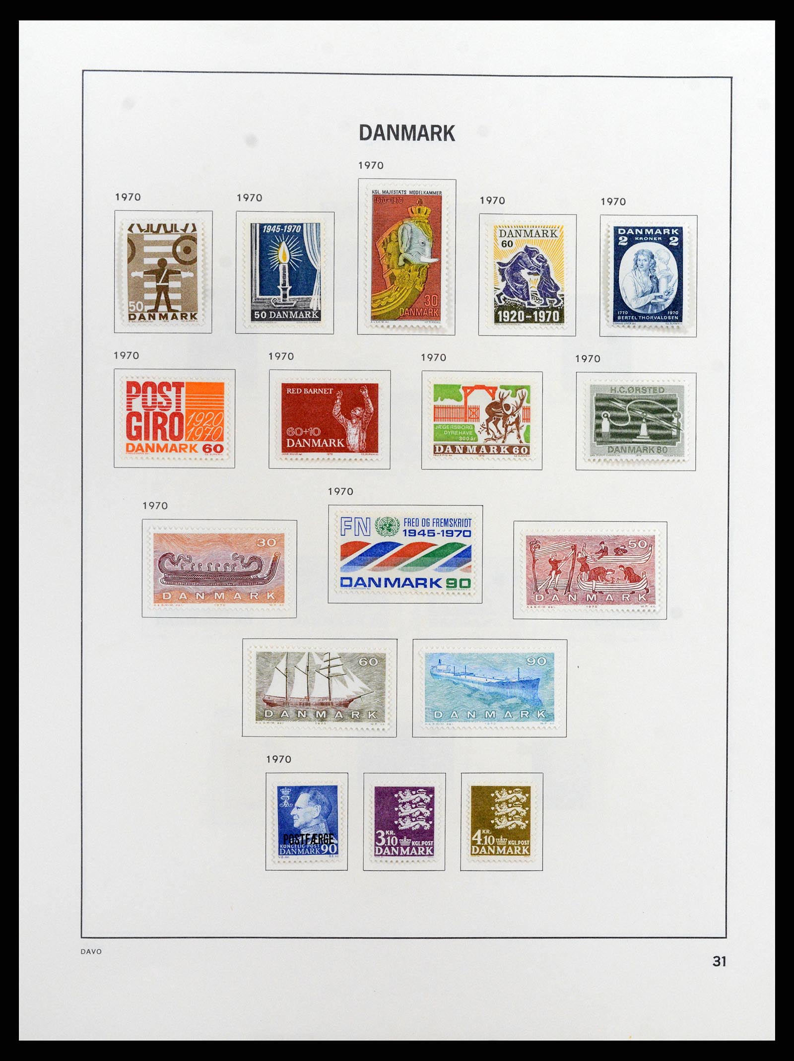 37805 042 - Postzegelverzameling 37805 Denemarken 1851-2022!!