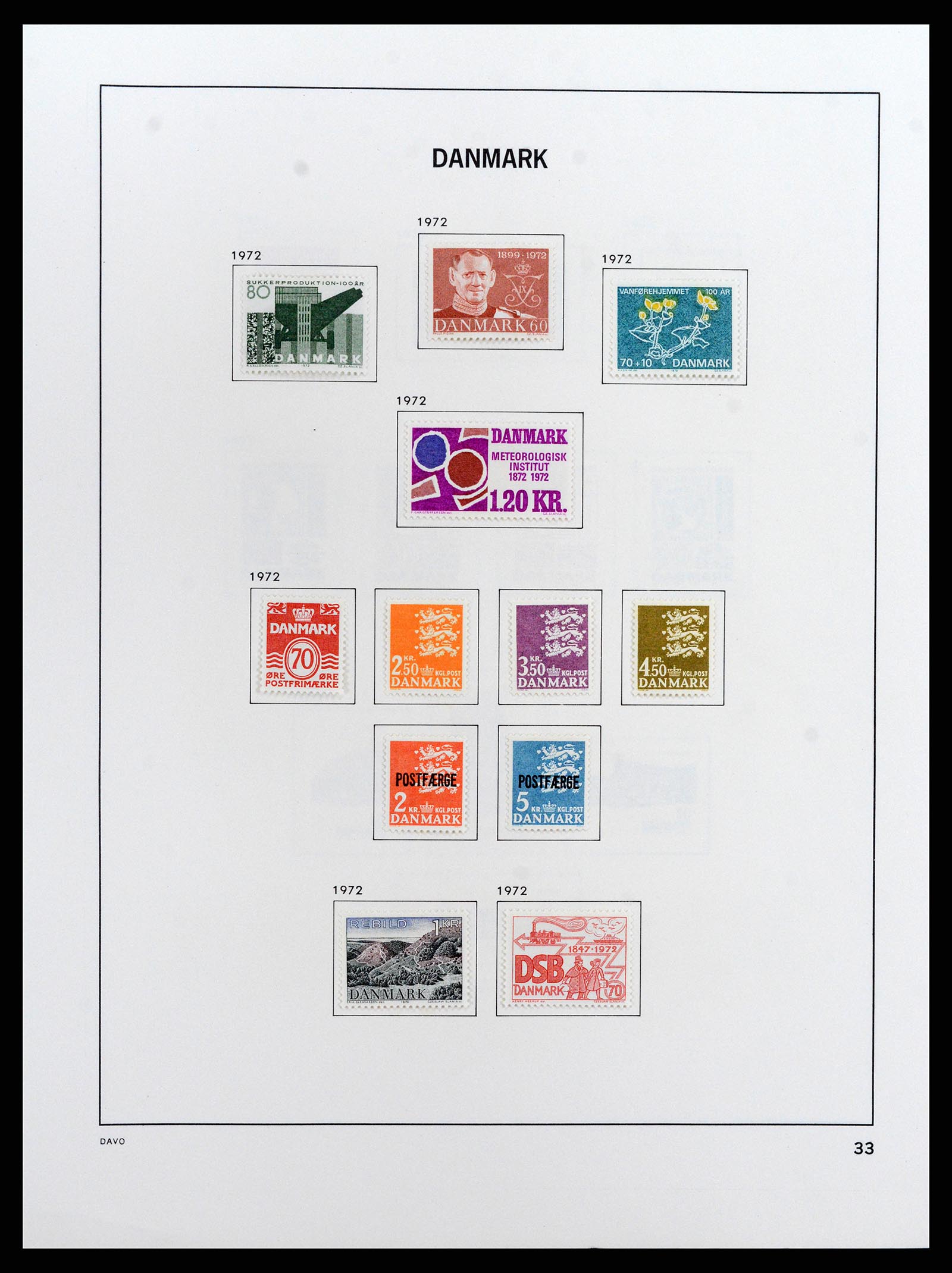 37805 044 - Postzegelverzameling 37805 Denemarken 1851-2022!!