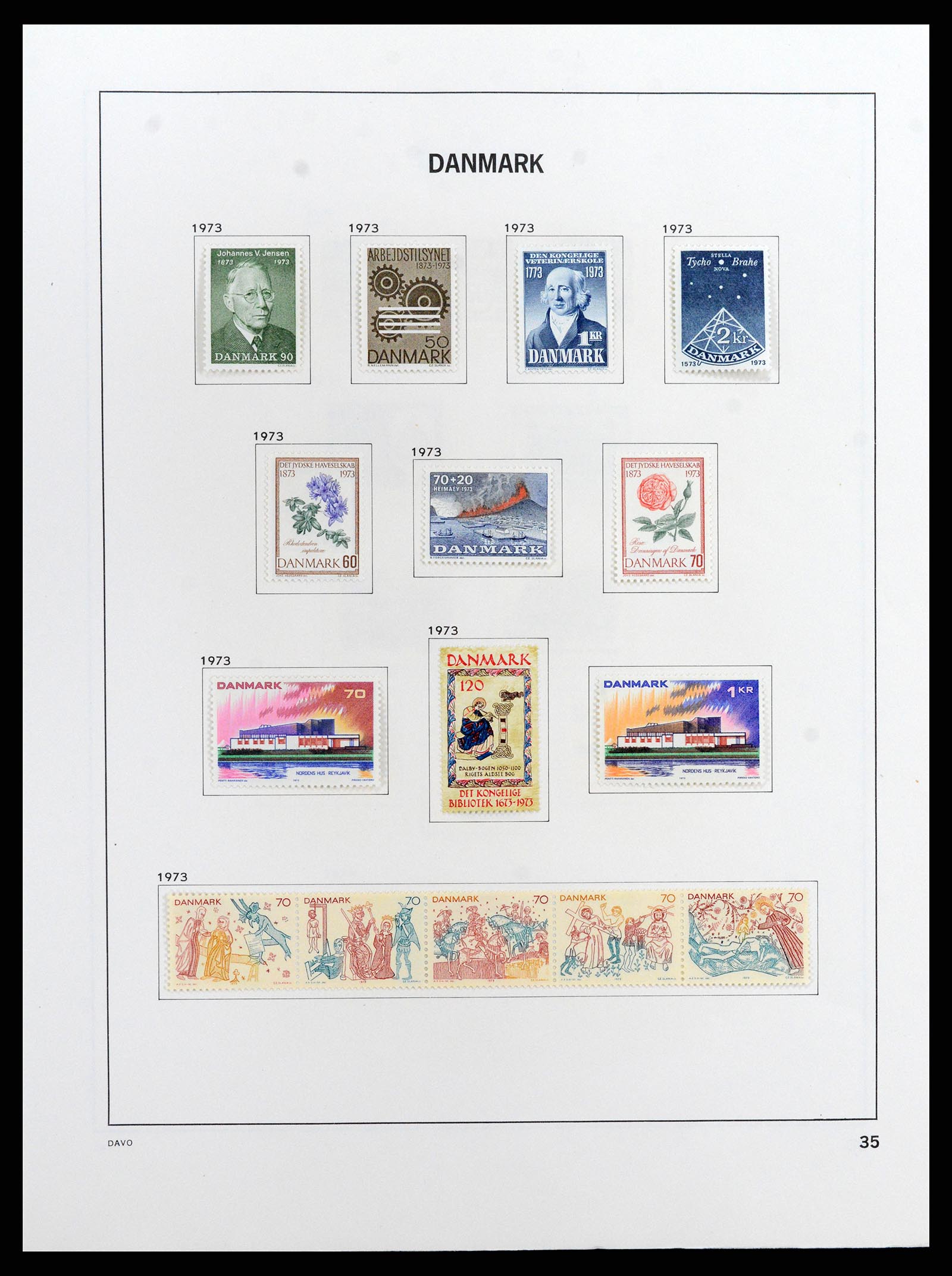 37805 046 - Postzegelverzameling 37805 Denemarken 1851-2022!!