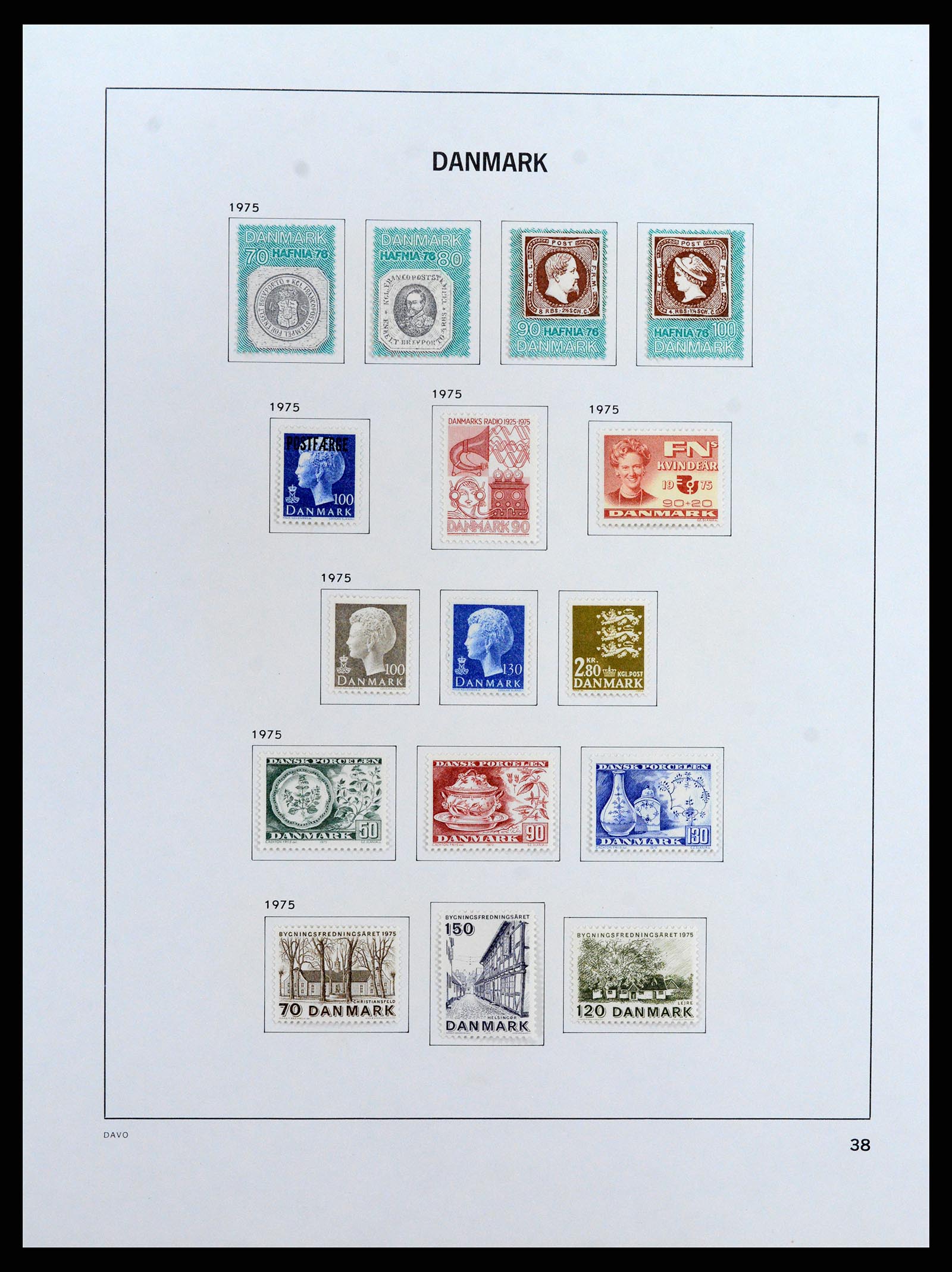 37805 049 - Postzegelverzameling 37805 Denemarken 1851-2022!!