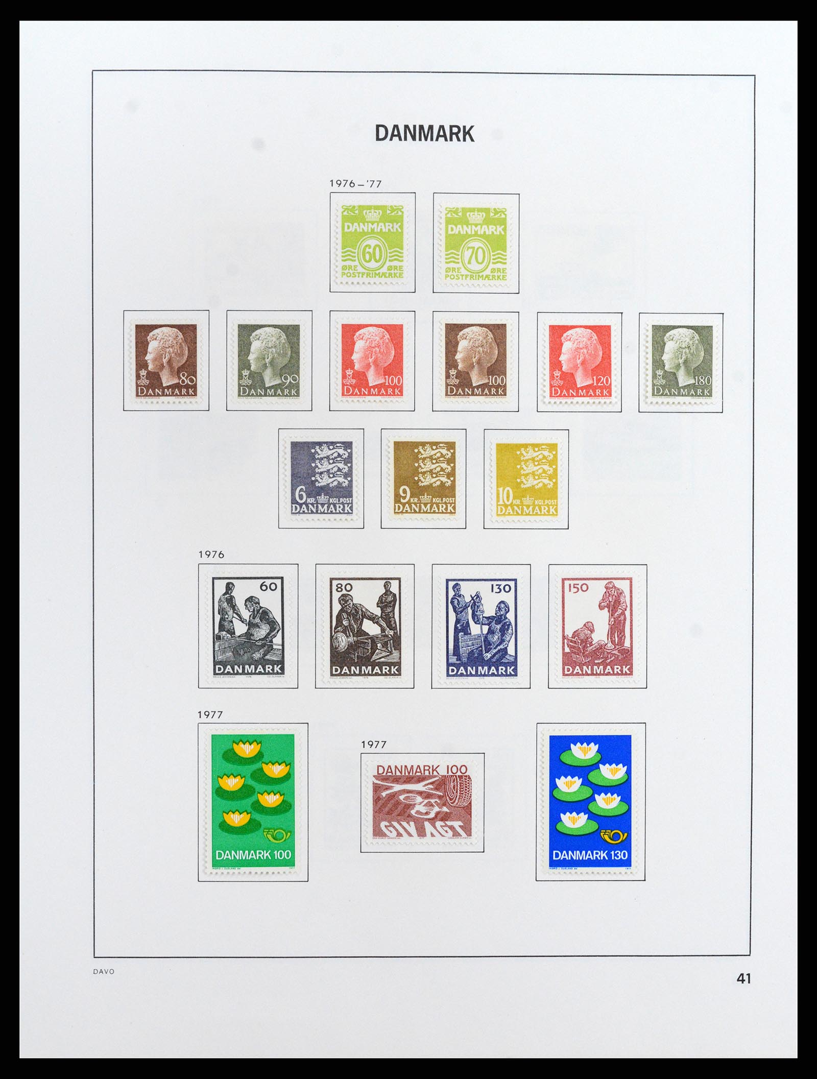37805 052 - Postzegelverzameling 37805 Denemarken 1851-2022!!