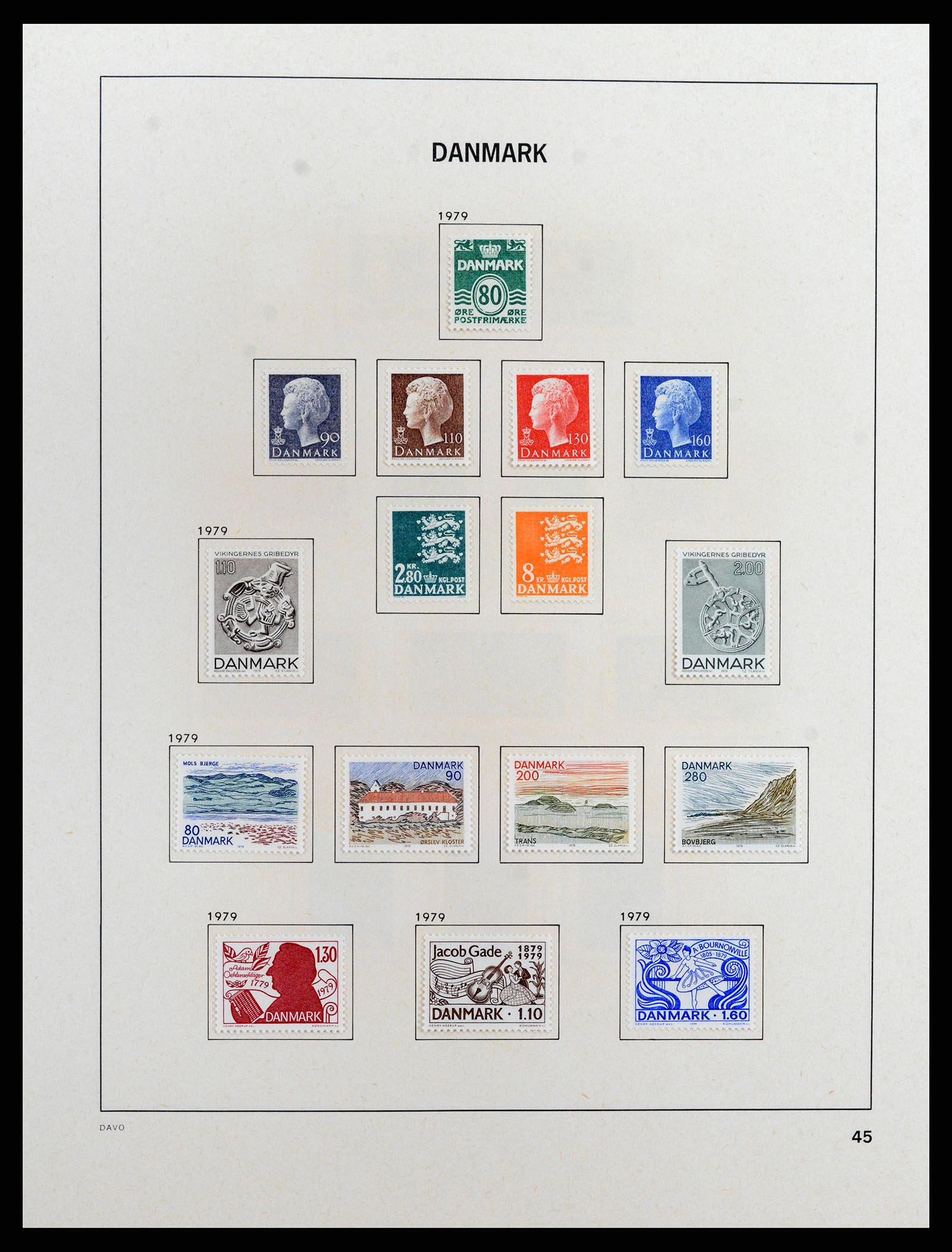 37805 056 - Postzegelverzameling 37805 Denemarken 1851-2022!!