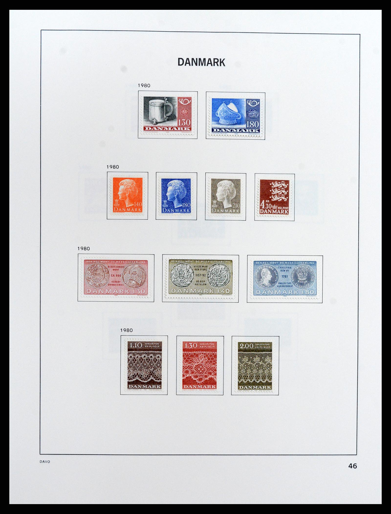 37805 057 - Postzegelverzameling 37805 Denemarken 1851-2022!!