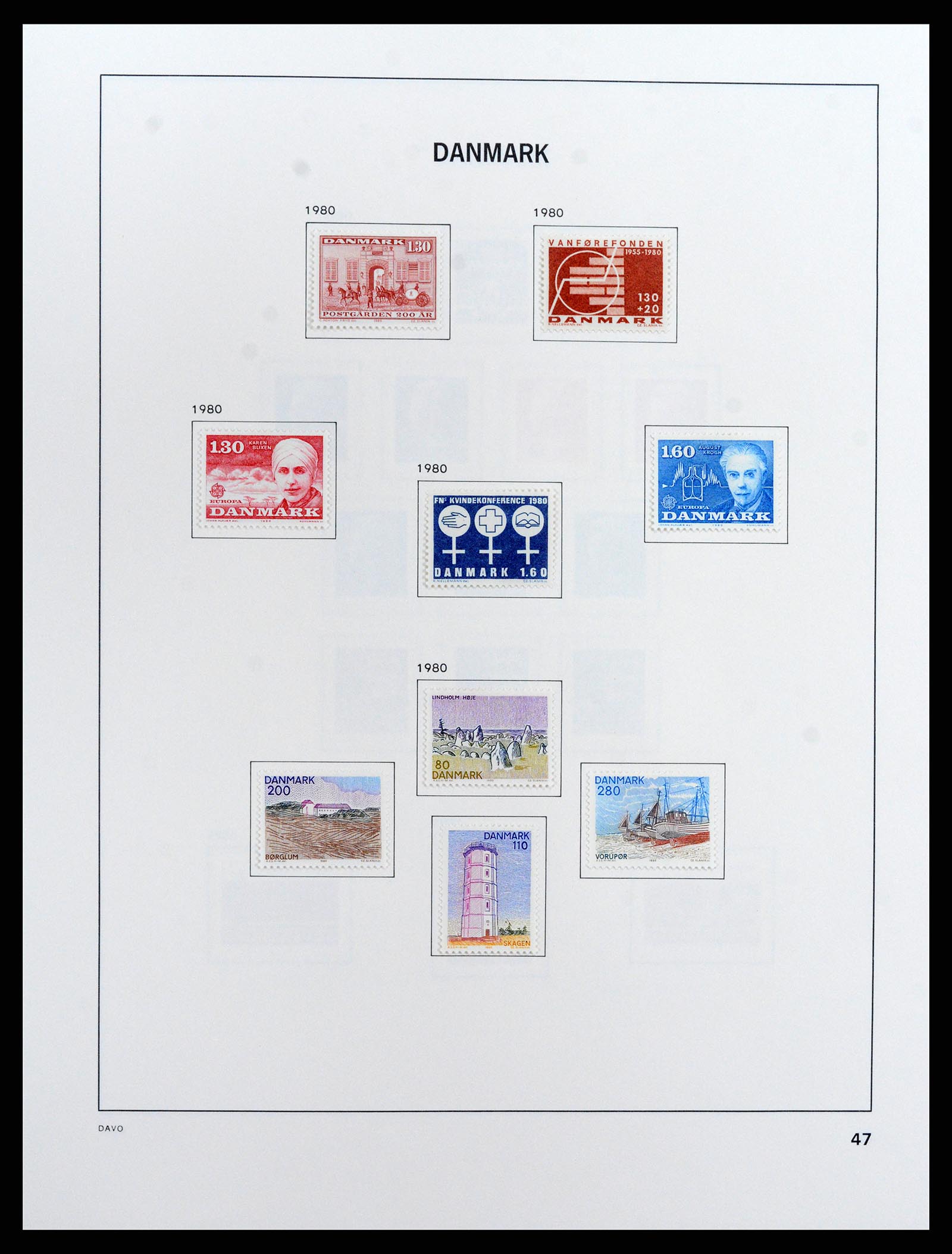 37805 058 - Postzegelverzameling 37805 Denemarken 1851-2022!!