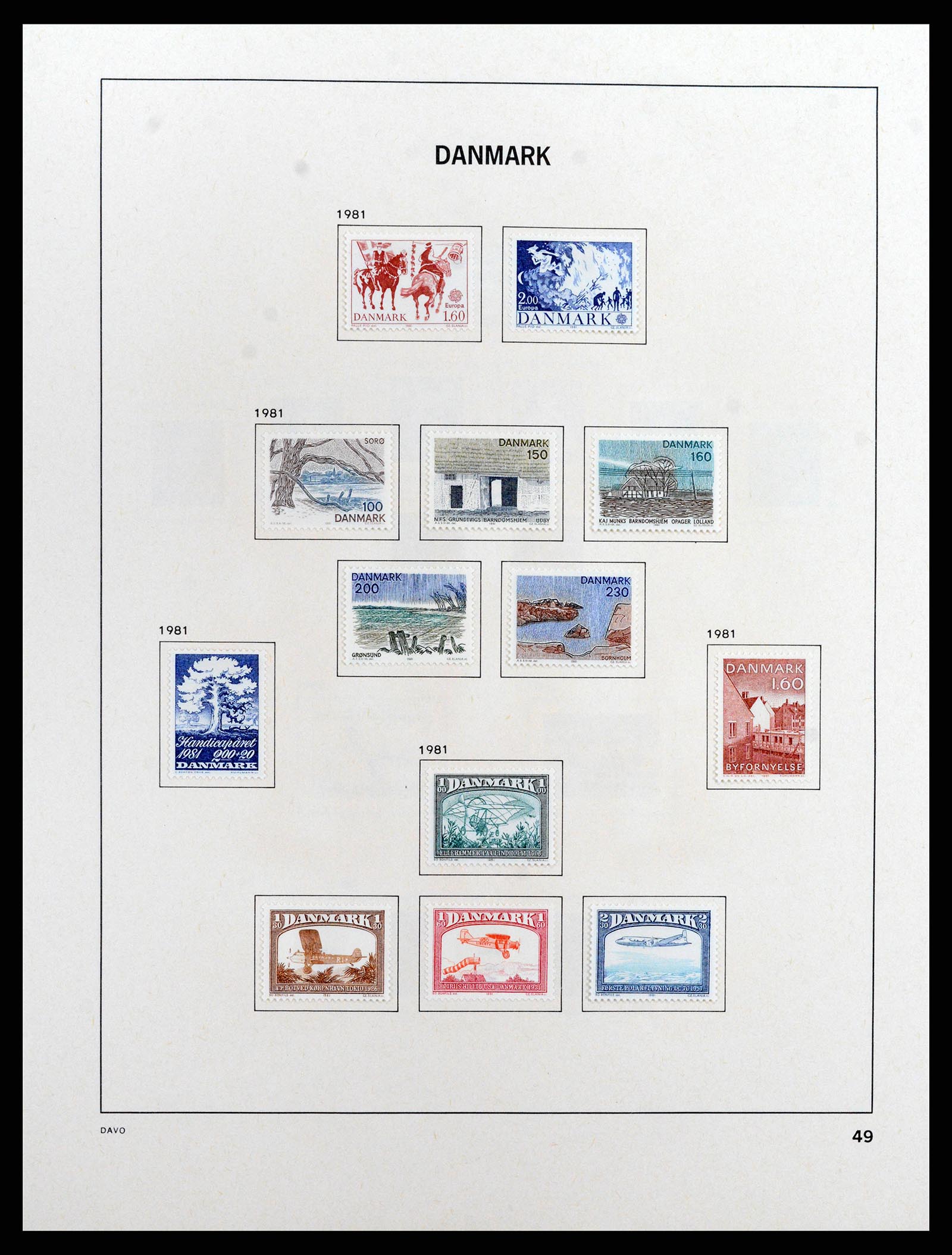 37805 060 - Postzegelverzameling 37805 Denemarken 1851-2022!!