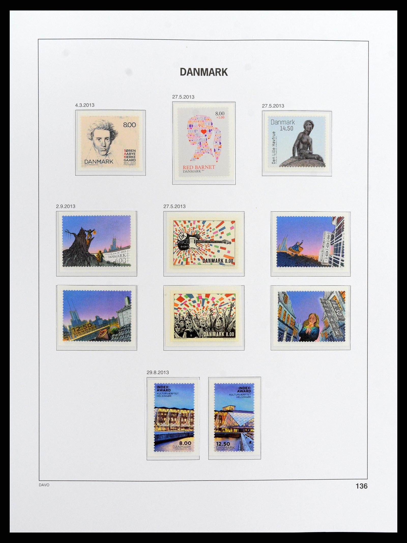 37805 162 - Postzegelverzameling 37805 Denemarken 1851-2022!!