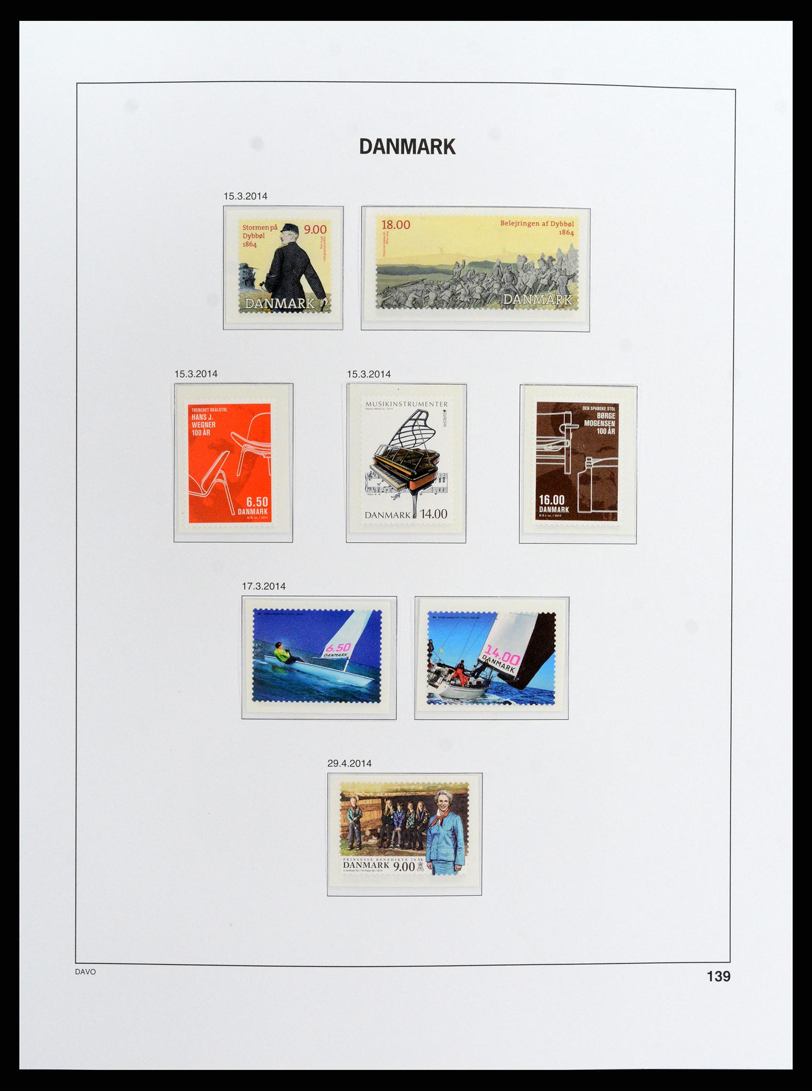 37805 165 - Postzegelverzameling 37805 Denemarken 1851-2022!!