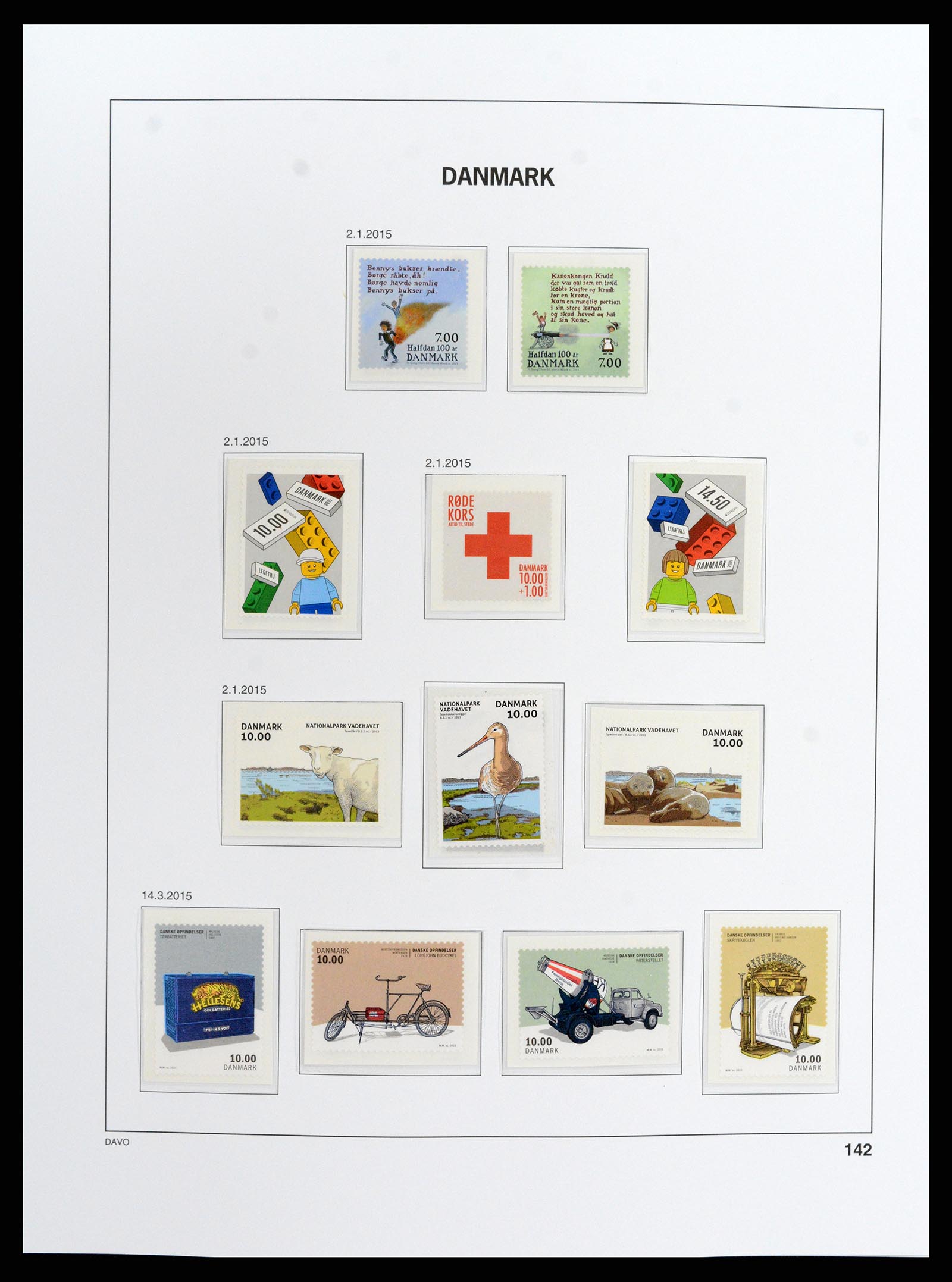 37805 168 - Postzegelverzameling 37805 Denemarken 1851-2022!!