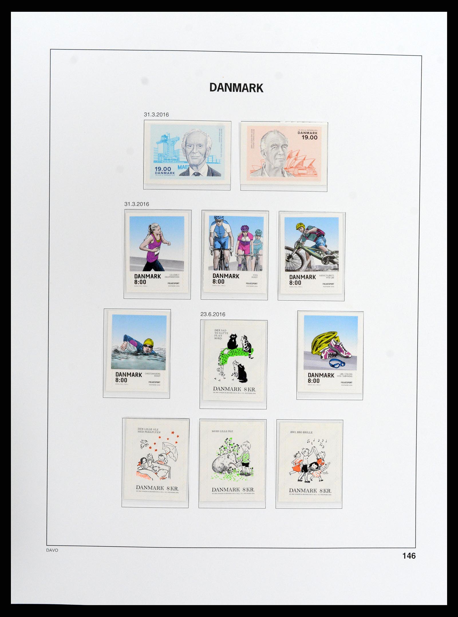 37805 172 - Postzegelverzameling 37805 Denemarken 1851-2022!!