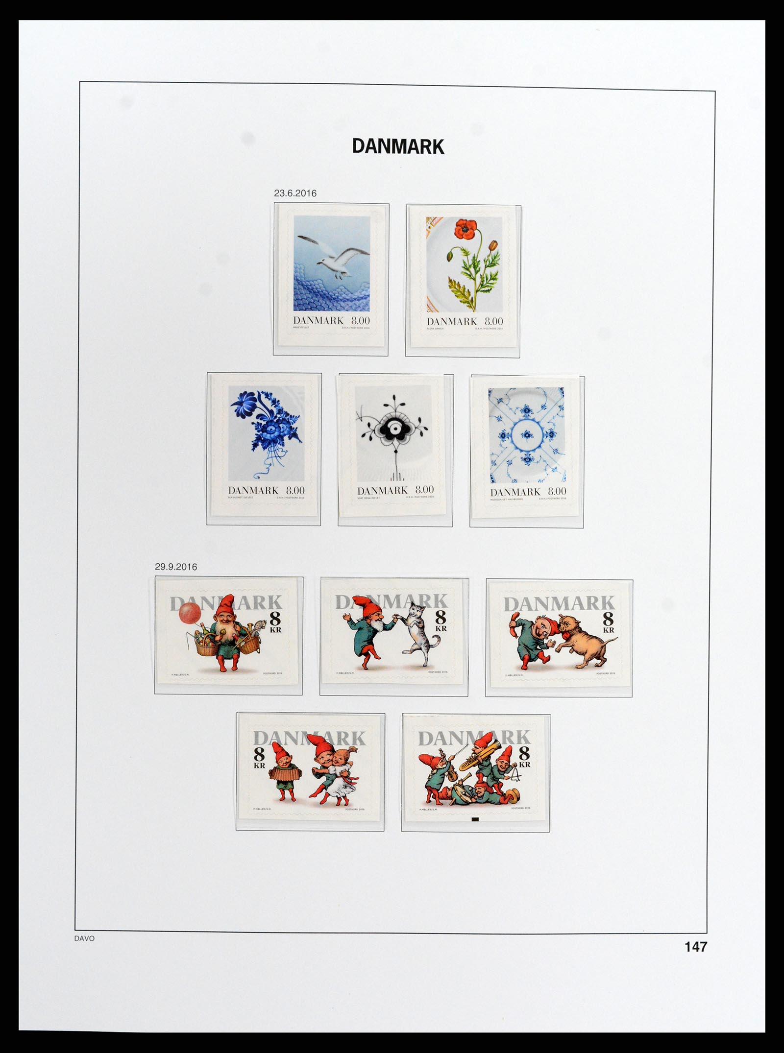 37805 173 - Postzegelverzameling 37805 Denemarken 1851-2022!!