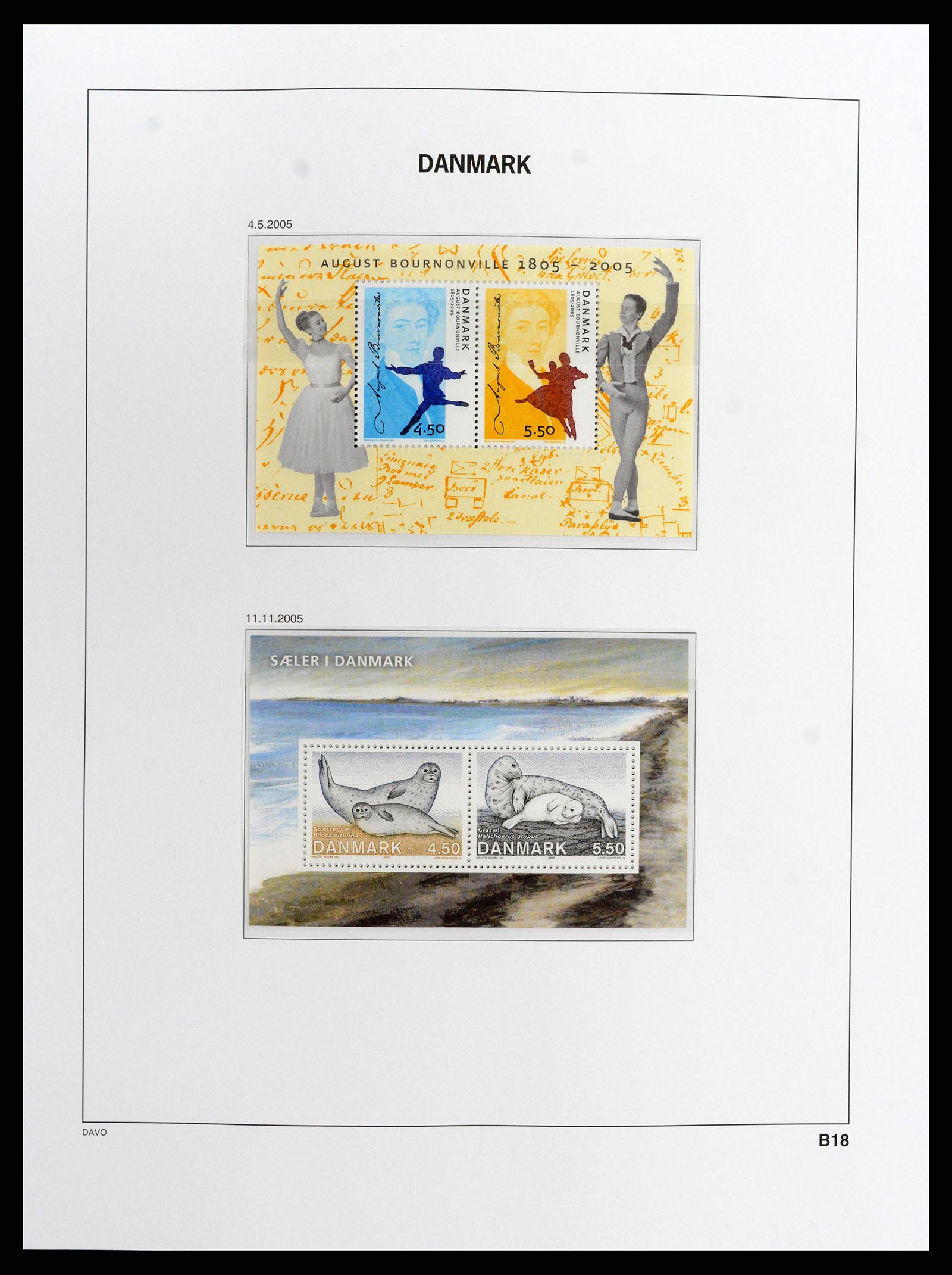 37805 176 - Postzegelverzameling 37805 Denemarken 1851-2022!!