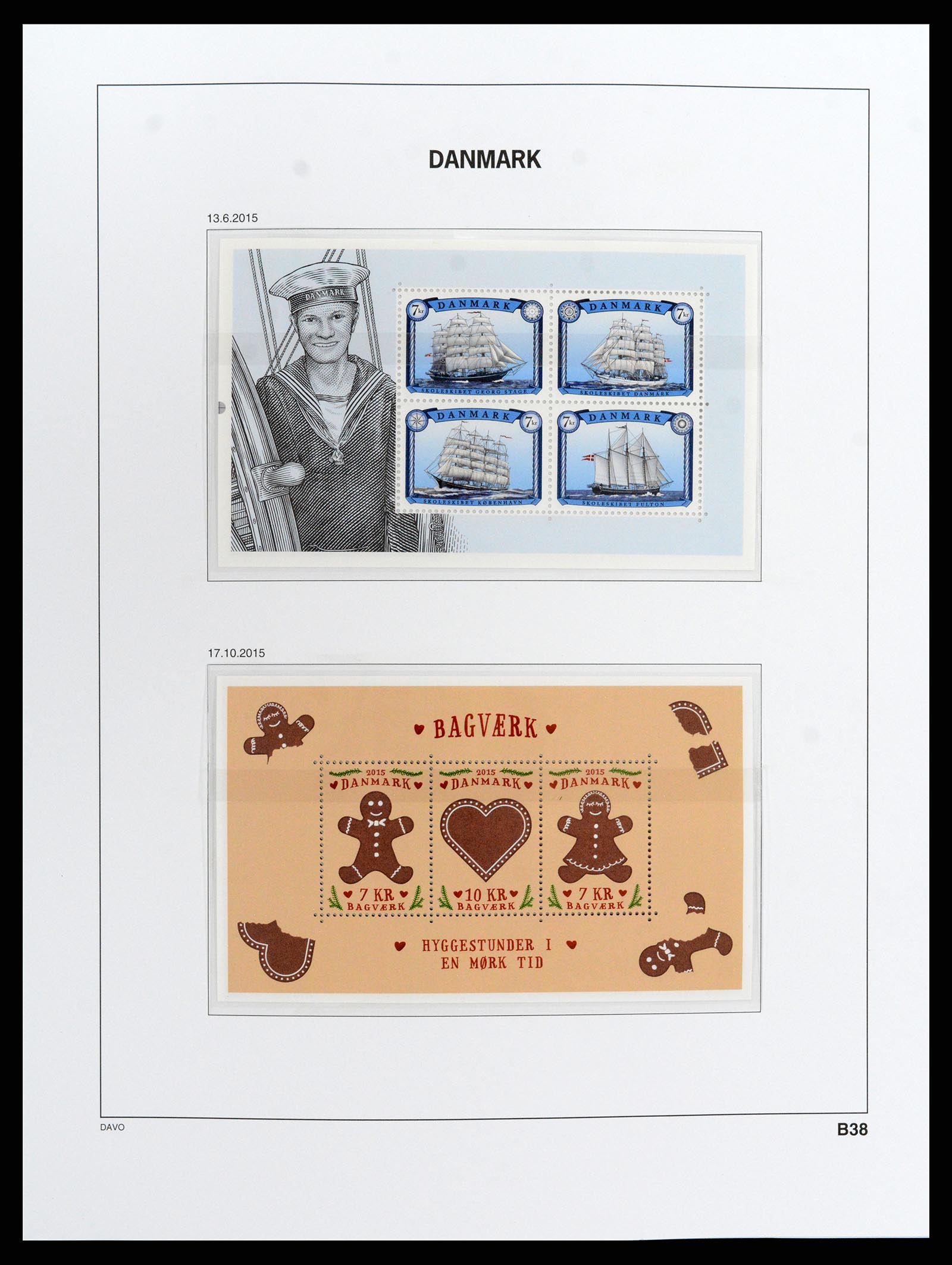37805 196 - Postzegelverzameling 37805 Denemarken 1851-2022!!