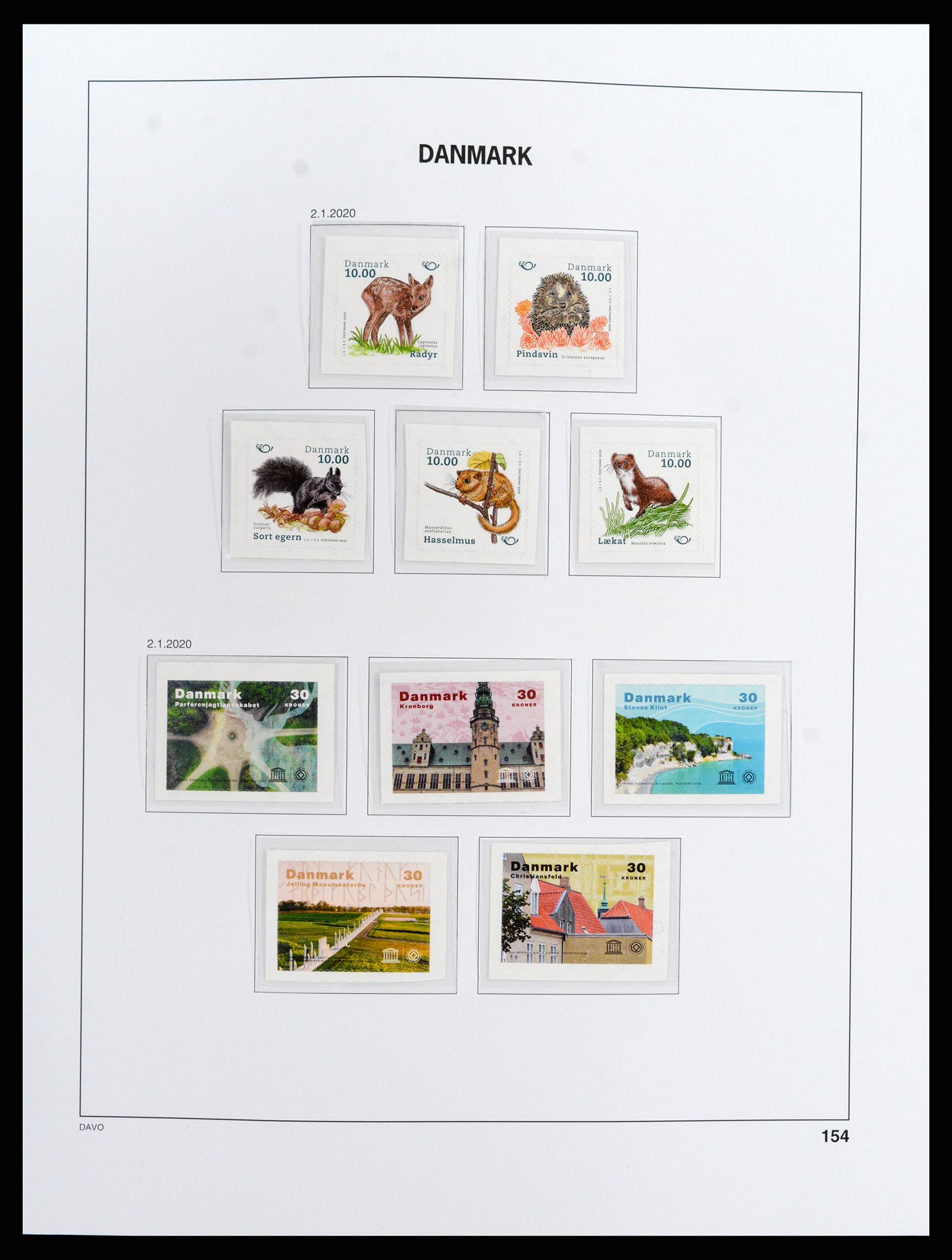37805 206 - Postzegelverzameling 37805 Denemarken 1851-2022!!