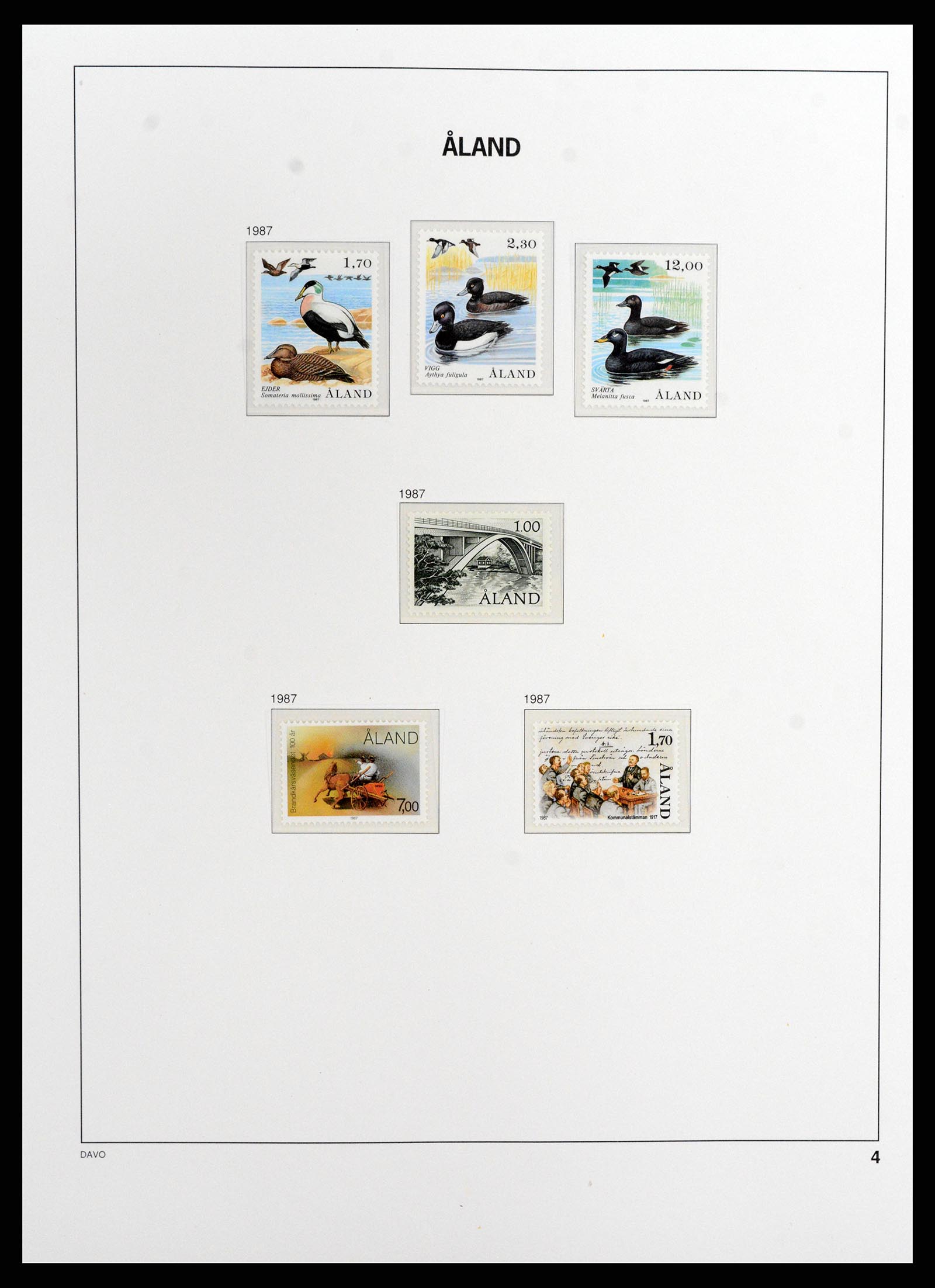 37806 004 - Postzegelverzameling 37806 Aland 1984-2020!