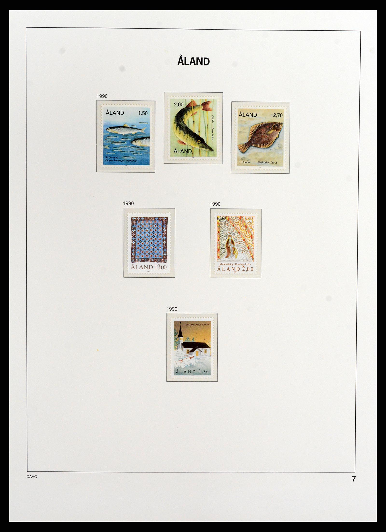 37806 007 - Postzegelverzameling 37806 Aland 1984-2020!