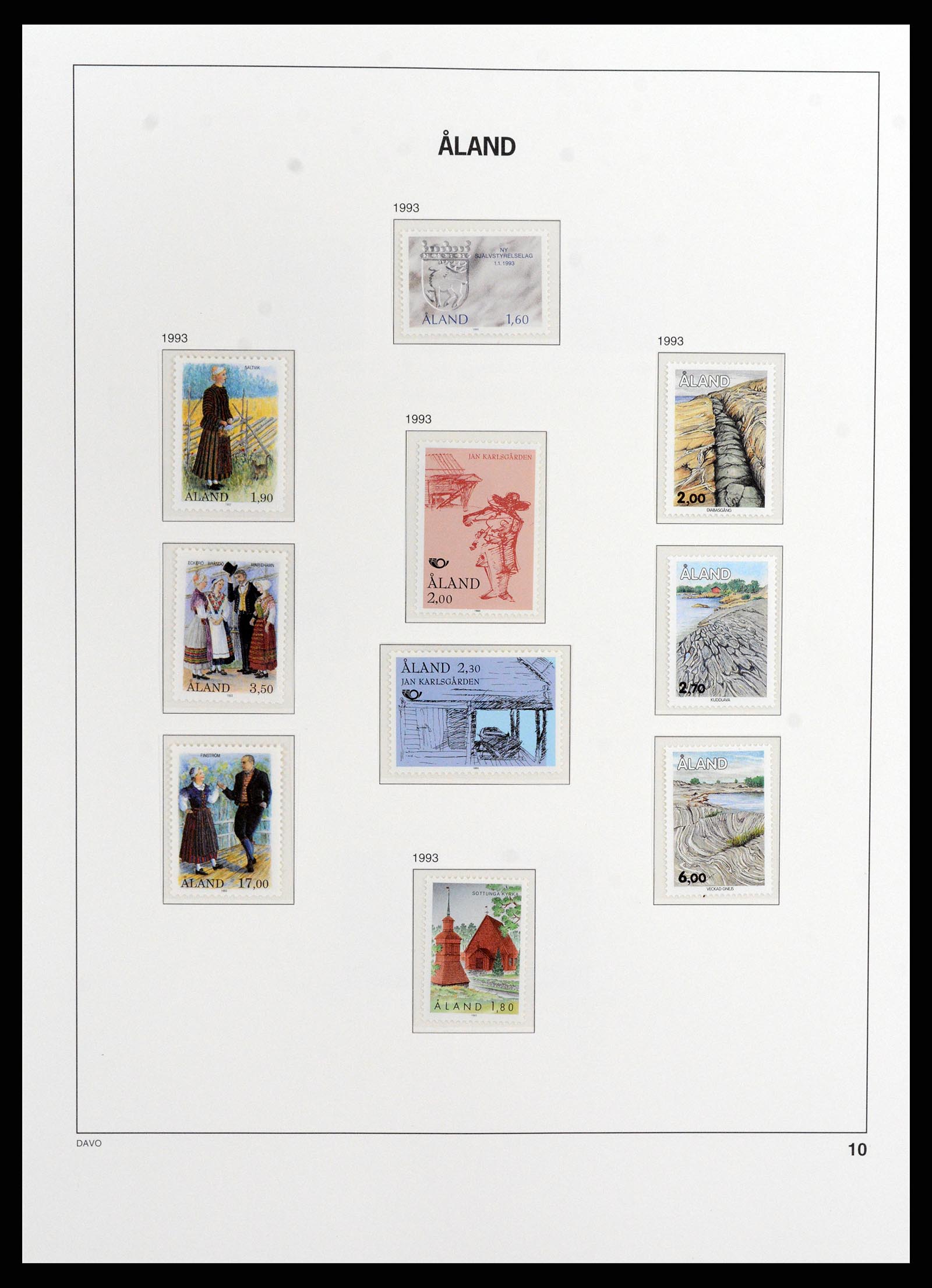 37806 010 - Stamp Collection 37806 Aland 1984-2020!
